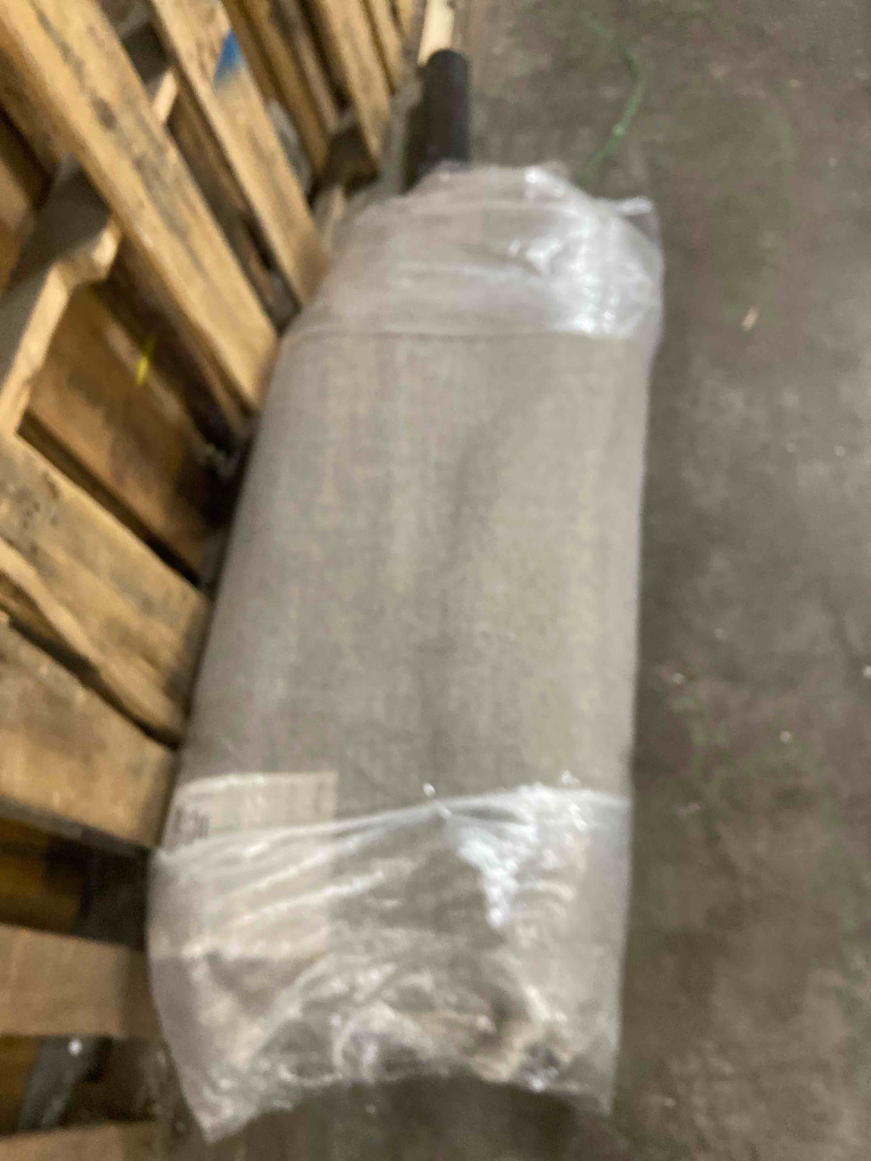 Condition photo showing New/Like New for Loloi Chris Loves Julia Briggs Collection, Mist & Ivory, 9'-3" x 13' Area Rug – Minimal Gritted Design Area Rugs for Living Room Bedroom Entryway & Hallway No Shed High Traffic Home Decor Rug Mist / Ivory 9'3" x 13' (Rectangular)