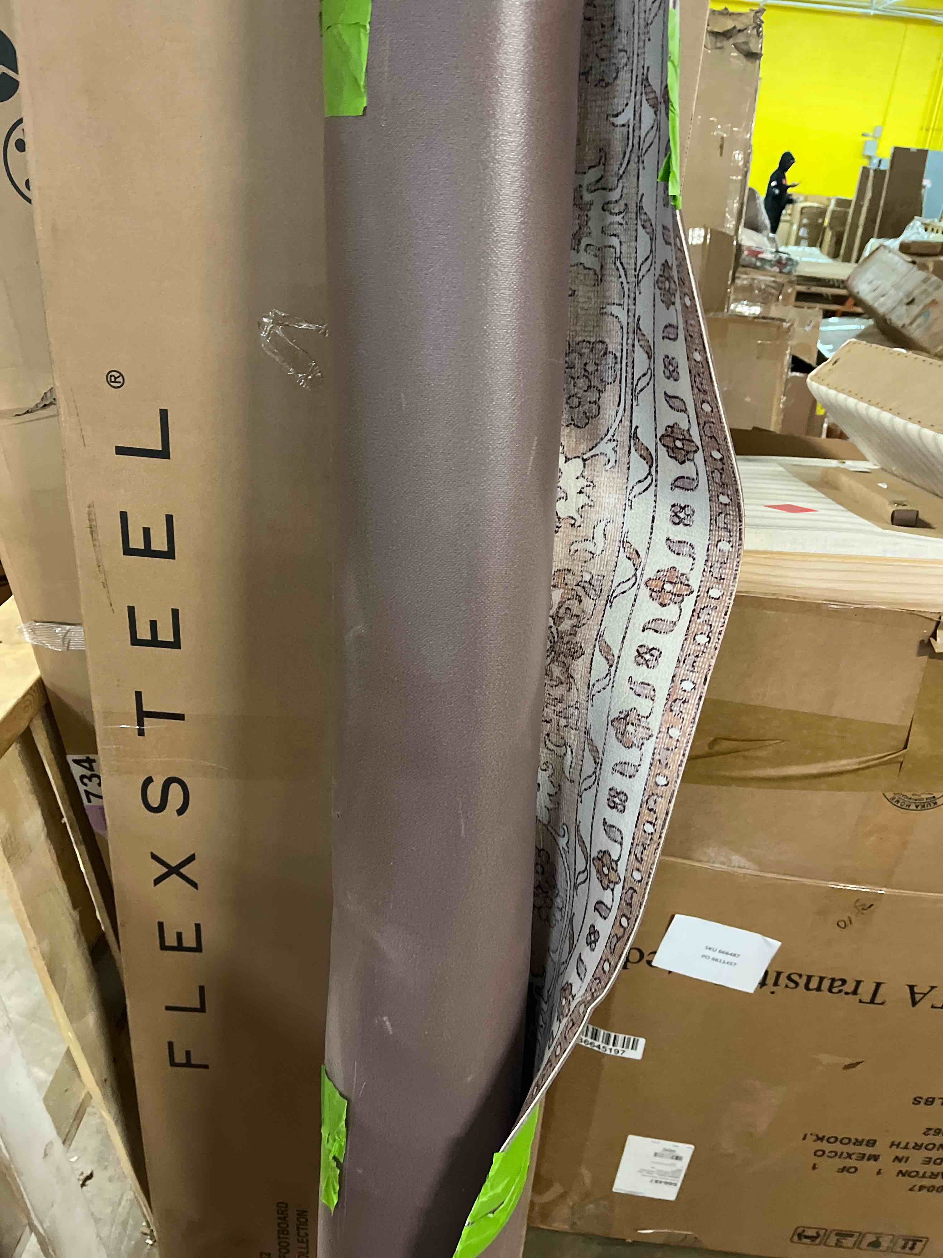 Condition photo showing New/Like New for Lofus 5x7 Area Rugs for Living Room, Washable Area Rug, Rugs for Bedroom, Kitchen, Vintage Boho Carpet, Soft Non-Slip, Low Pile Large Area Rug for Office Dining Room, Pink