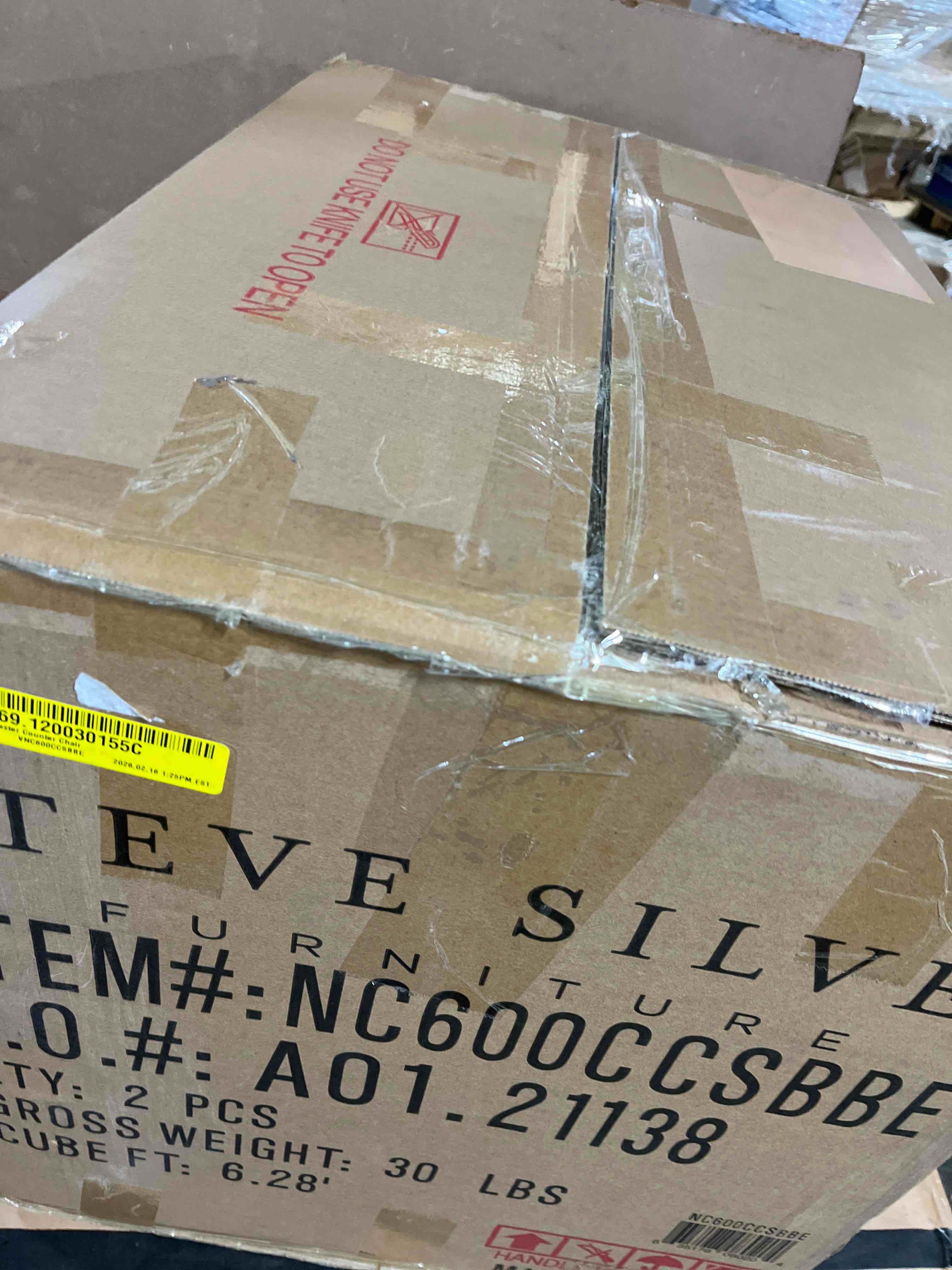 Condition photo showing New/Like New for Nicco Beige Polyester Counter Chair