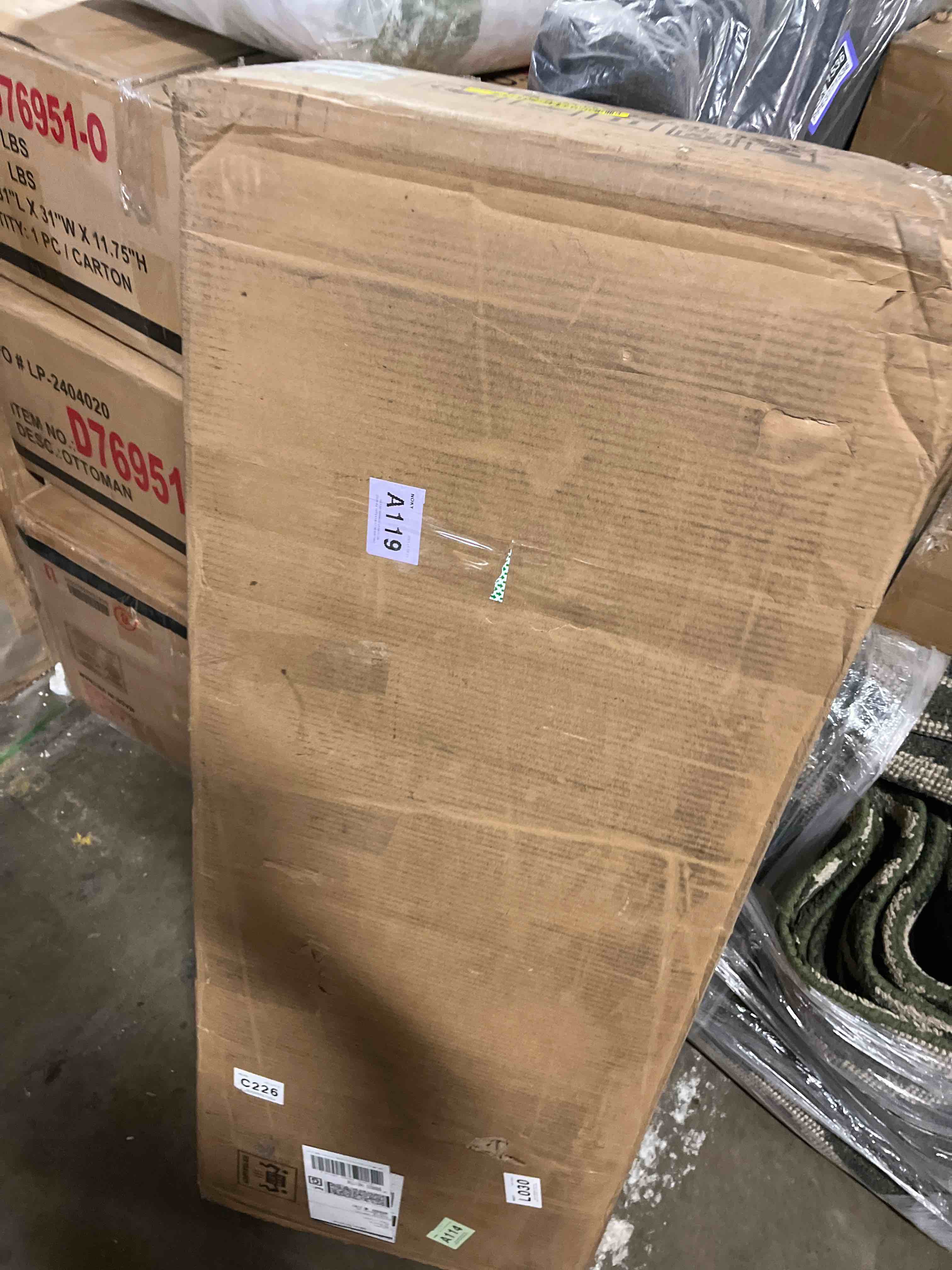 Condition photo showing New/Like New for Prepac Elite Storage Accent Cabinet with Panel Doors, Black Storage Cabinet, Bathroom Cabinet, Pantry Cabinet with 3 Shelves 16.5" D x 32" W x 65" H, BSCR-1001-1