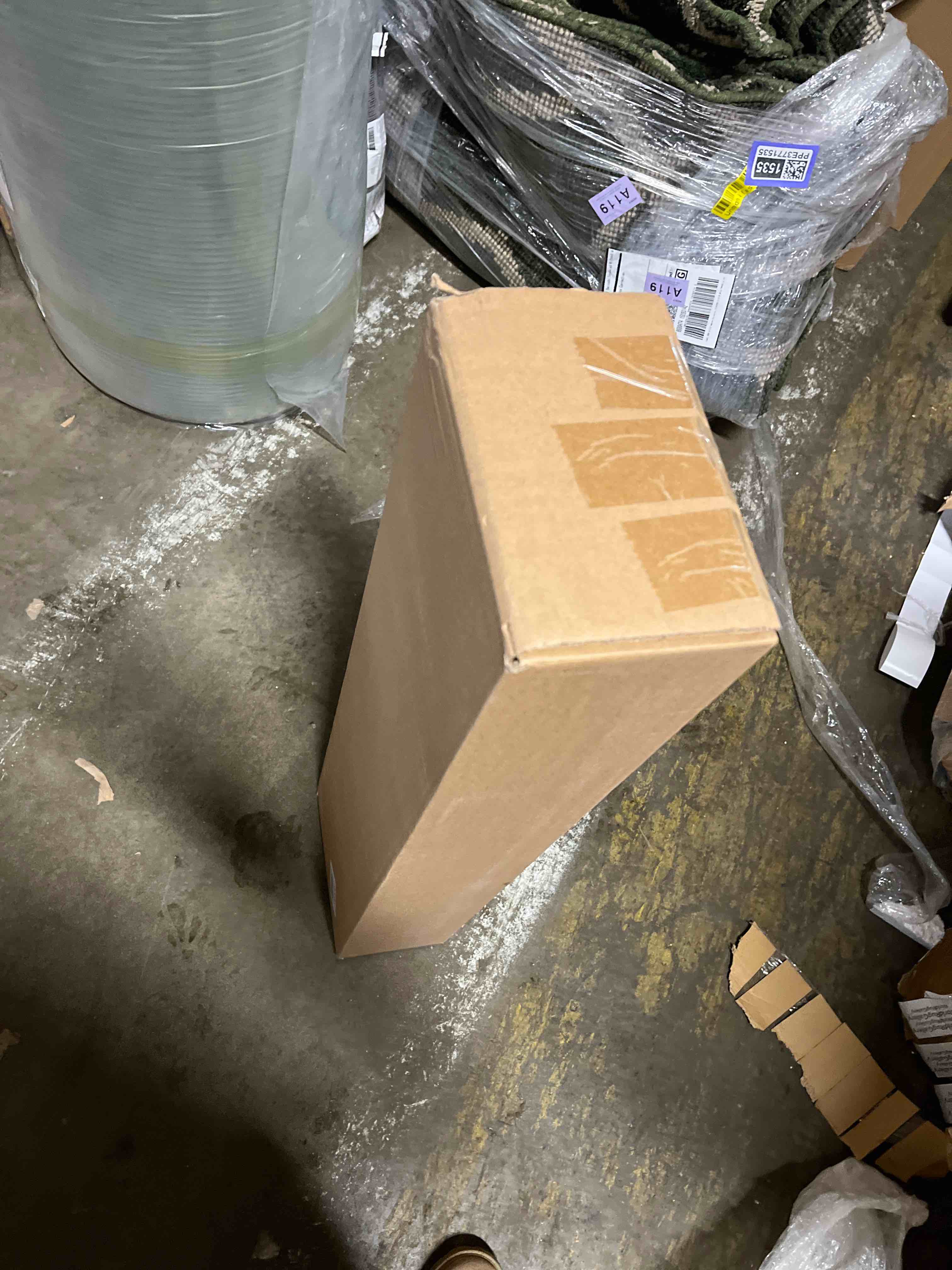 Condition photo showing New/Like New for Danya B. Cubby Chessboard Wall Shelf - Horizontal or Vertical (Black)