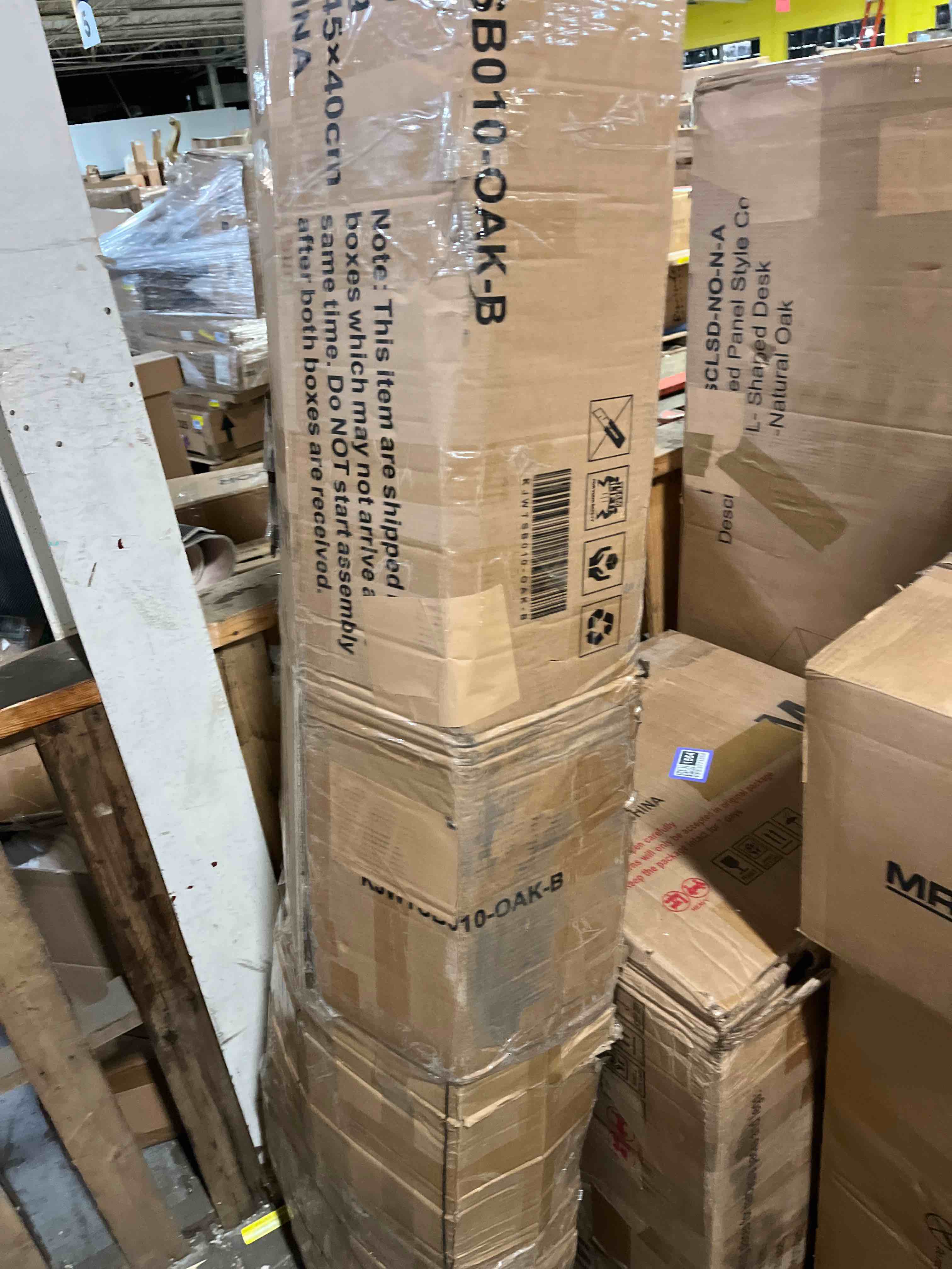 Condition photo showing As Is for Twin XI Over Queen Bunk Bed(Box damaged badly)