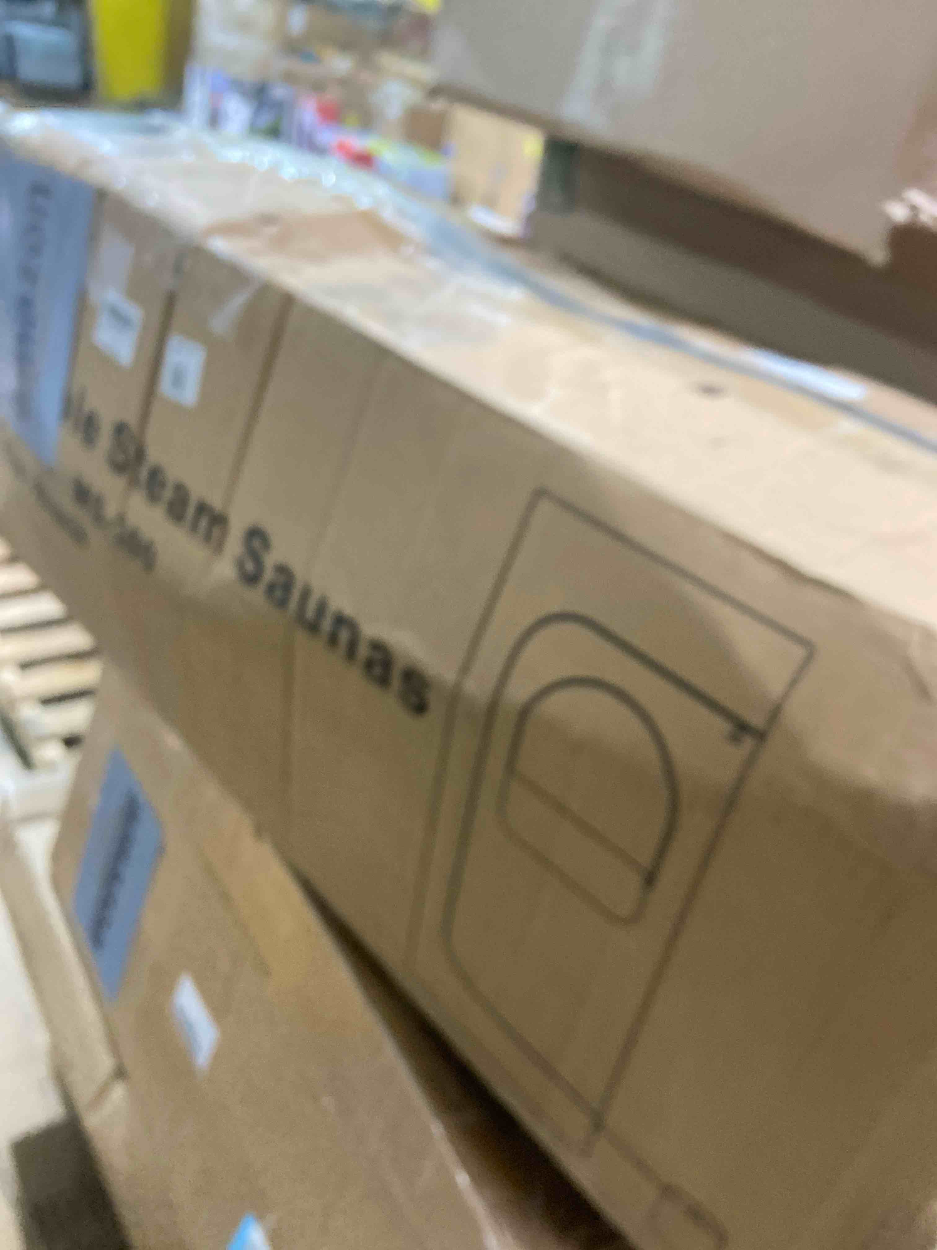 Condition photo showing Good Condition for Portable Sauna for Home, Personal SPA Steam Sauna with 10 Min Fast Heating & 9 Levels Heat, Warm Sauna Tent with 3L/1200W Steamer, Folding Chair, Remote Control for Body Relaxation,32" x 32" x 71"