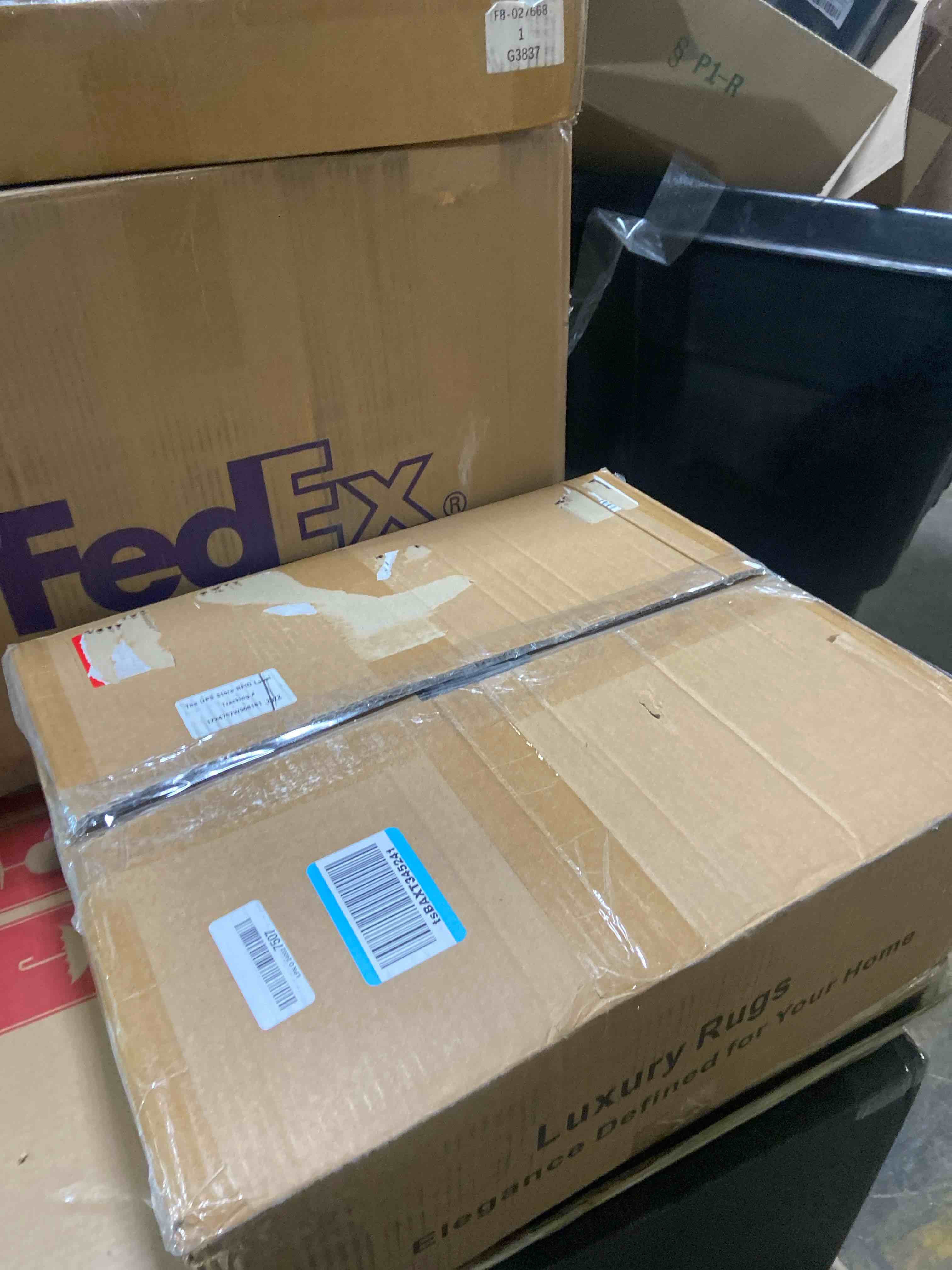 Condition photo showing New/Like New for Tortania Area Rug Living Room Rugs - 8x10 Washable Boho Rug Vintage Oriental Distressed Farmhouse Large Thin Indoor Carpet for Living Room Bedroom Under Dining Table Home Office - Cream Blue 8' x 10' (Rectangular) Cream/Blue