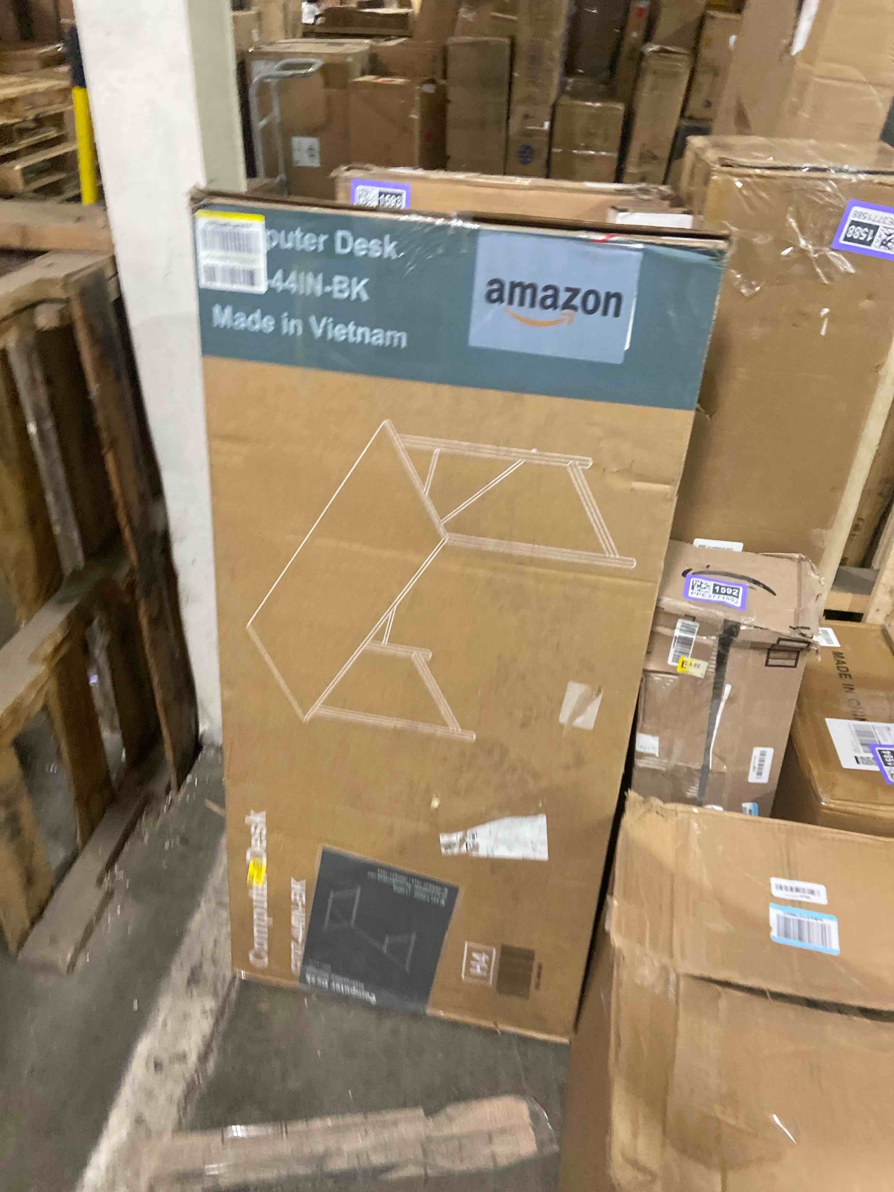 Condition photo showing New/Like New for Pamray 23 Inch Computer Desk for Small Spaces, Home Office Work Desk with Headphone Hook, Small Office Desk Study Writing Table Black 23 inch