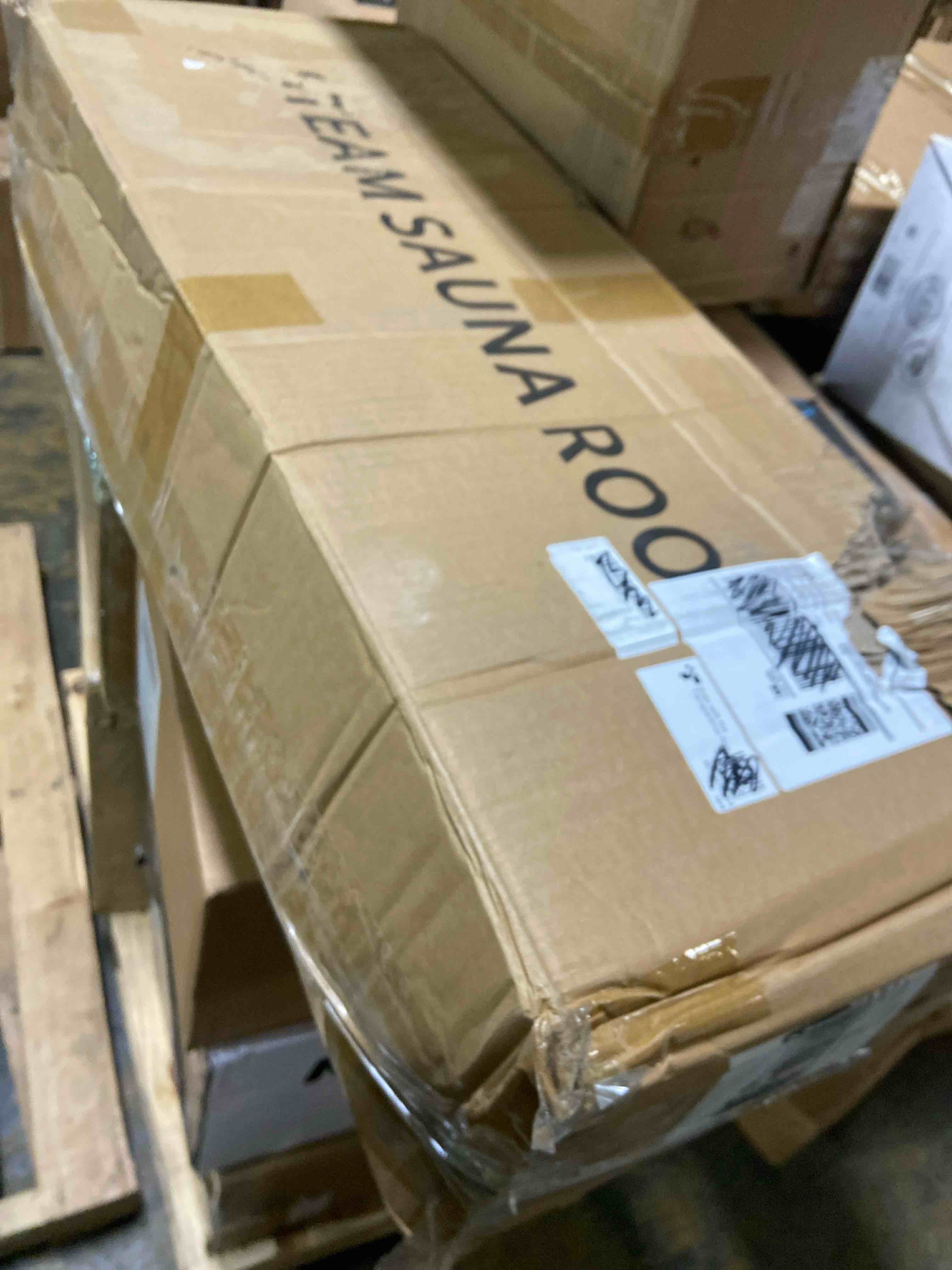 Condition photo showing Good Condition for Upgraded Portable Sauna for Home?Relaxation, Steam Sauna for Home with Steamer, Remote Control, Folding Chair, 9 Levels