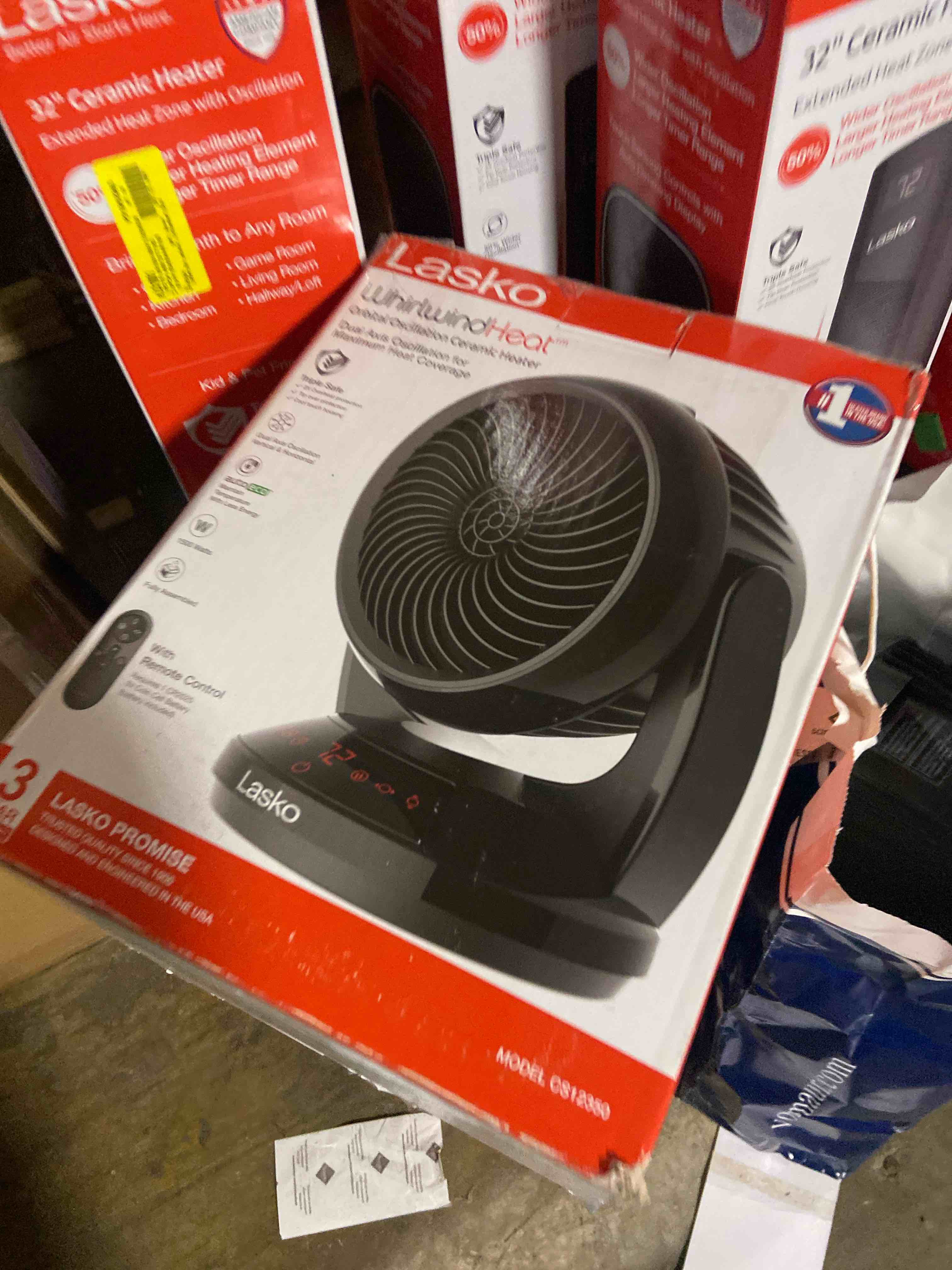 Condition photo showing Good Condition for Lasko Whirlwind Heat Orbital Oscillation Ceramic Space Heater with Remote