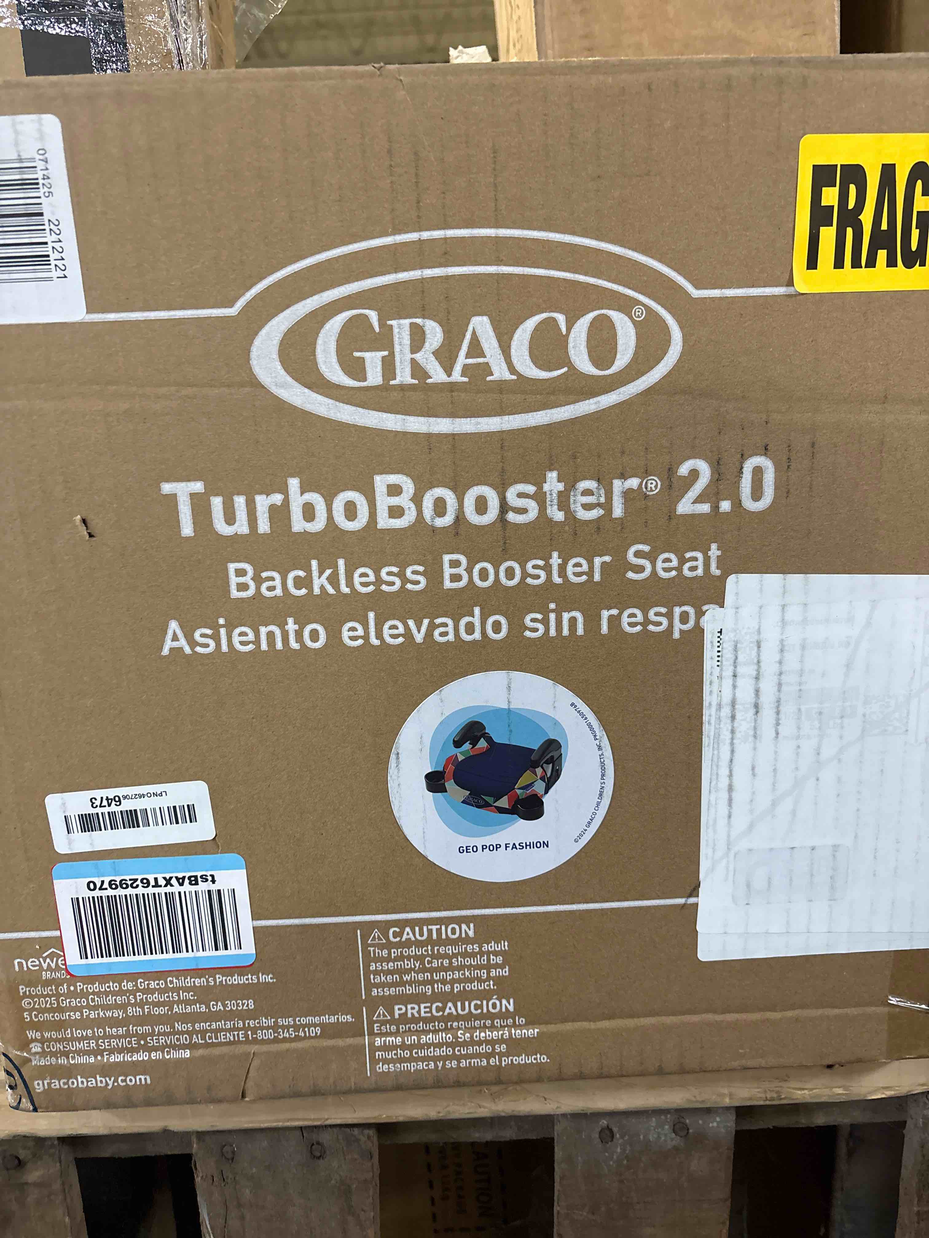 Condition photo showing New/Like New for Graco® Turbobooster® 2.0 Backless Booster® Seat, Geo Pop