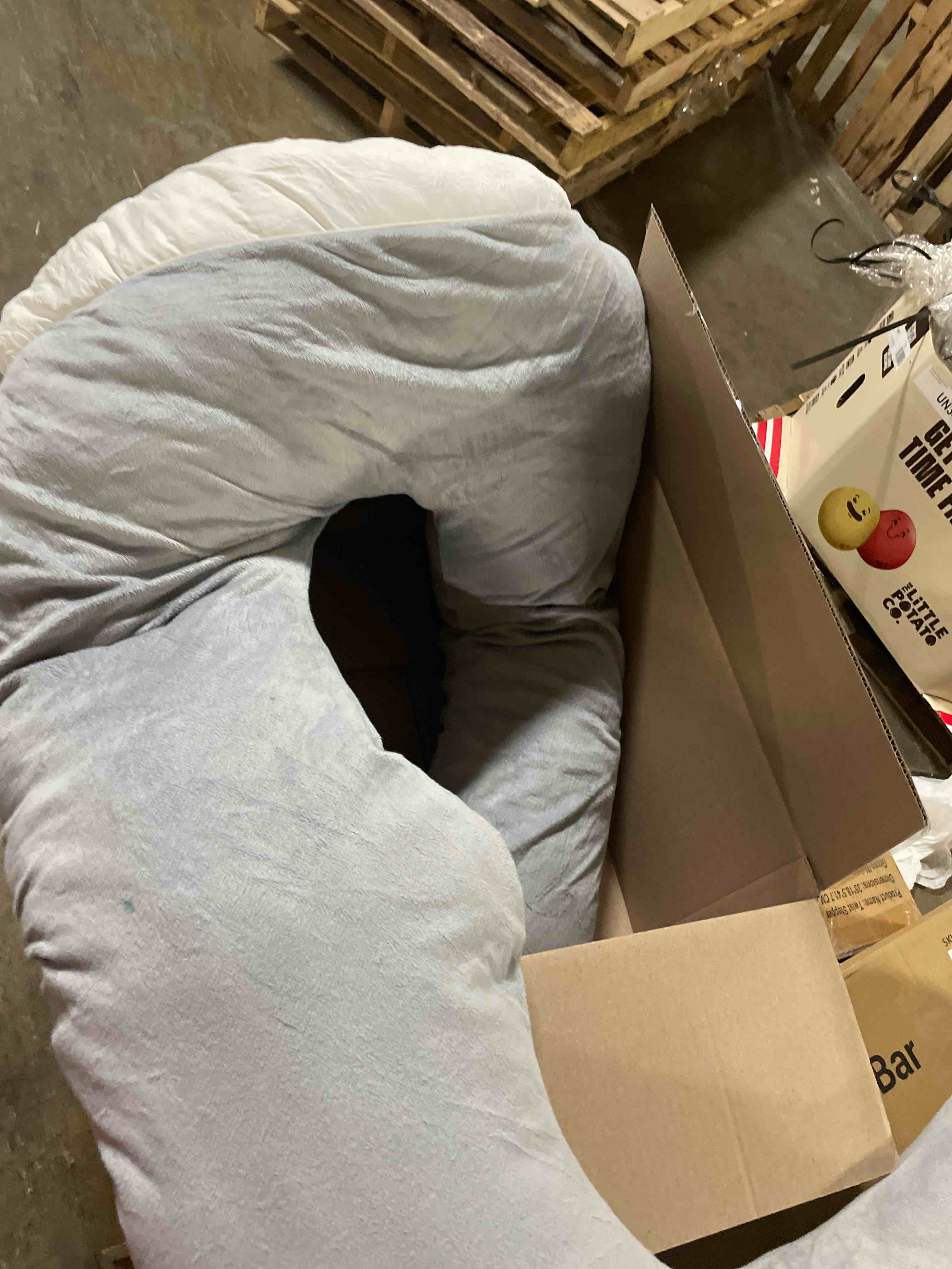 Condition photo showing Good Condition for Momcozy Pregnancy Pillows for Sleeping, U Shaped Full Body Maternity Pillow with Removable Cover - Support for Back, Legs, Belly, HIPS for Pregnant Women, 57 Inch Pregnancy Pillow for Women, Grey