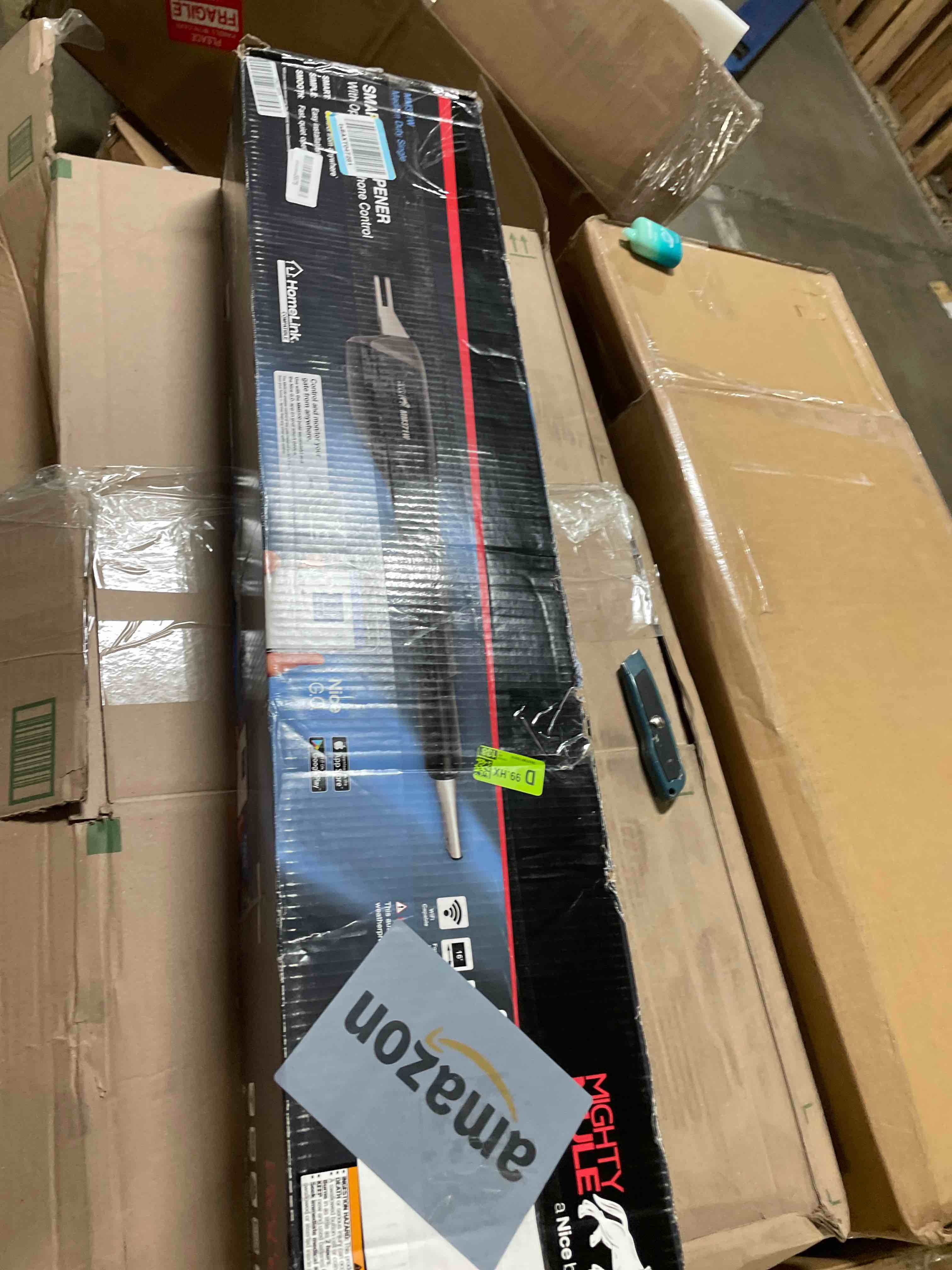 Condition photo showing Good Condition for Mighty Mule MM371W Automatic Gate Opener, Smart and Solar Ready, Includes Gate Opener Remote and More-Up to 16ft Long or 550lb, Black, 1 Gate Opener Kit