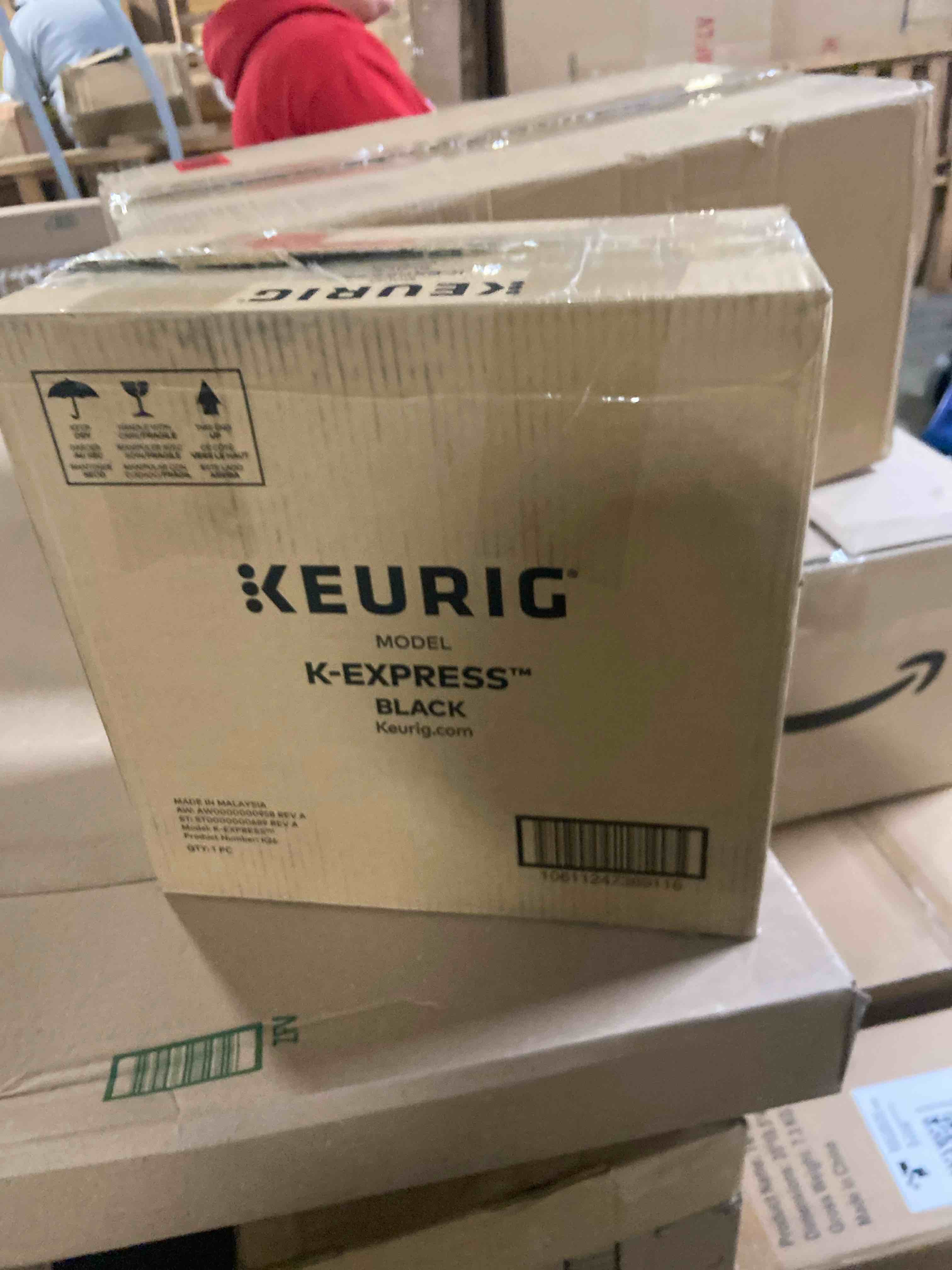 Condition photo showing Good Condition for Keurig K-Express Coffee Maker  Single Serve K-Cup Pod Coffee Brewer  42 oz. Removable Reservoir  8-12 oz. Brew Sizes  Black