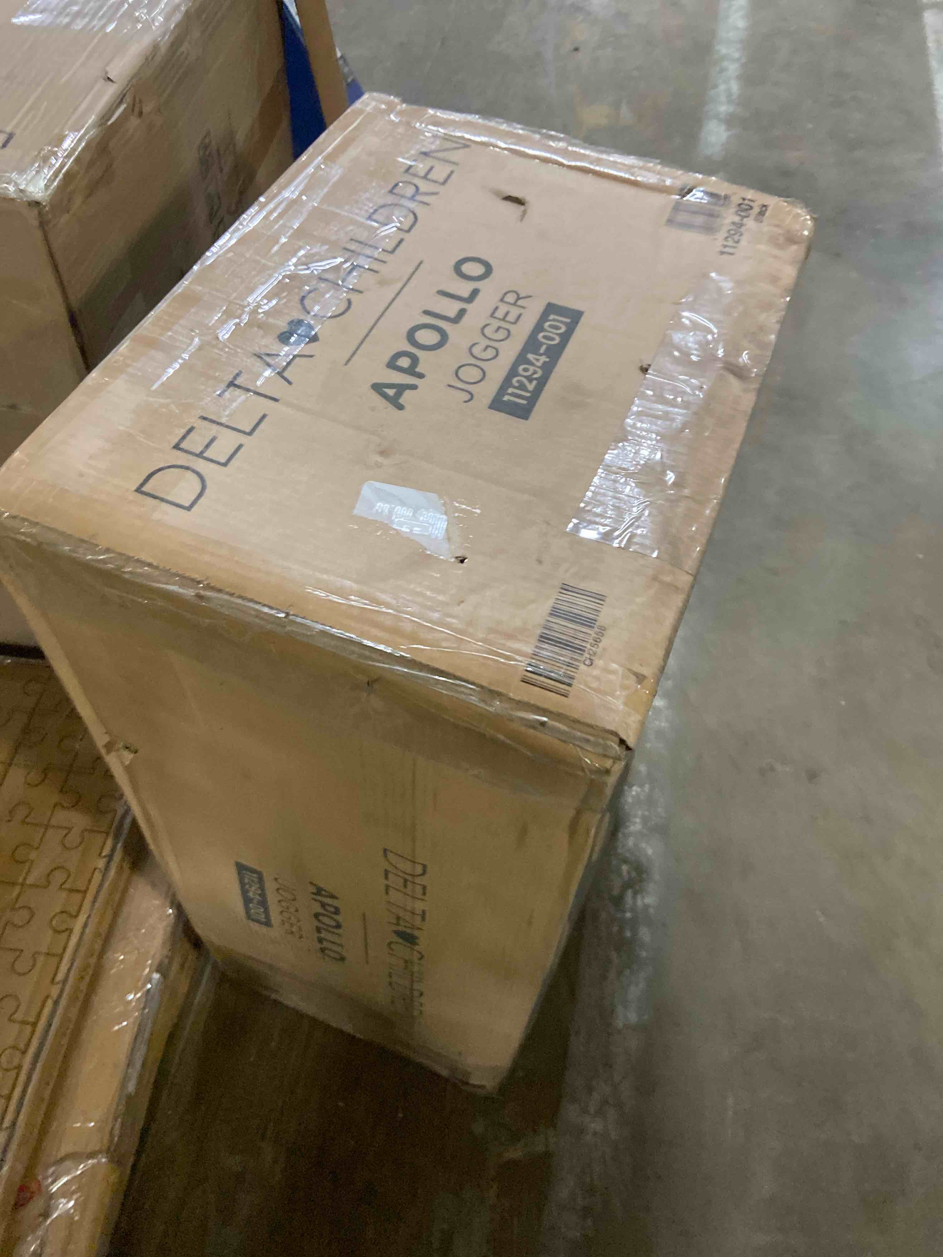 Condition photo showing Good Condition for Delta Children Apollo Jogging Stroller - Shock Absorbing Frame with Large Canopy & Recline - Car Seat Compatible, Black