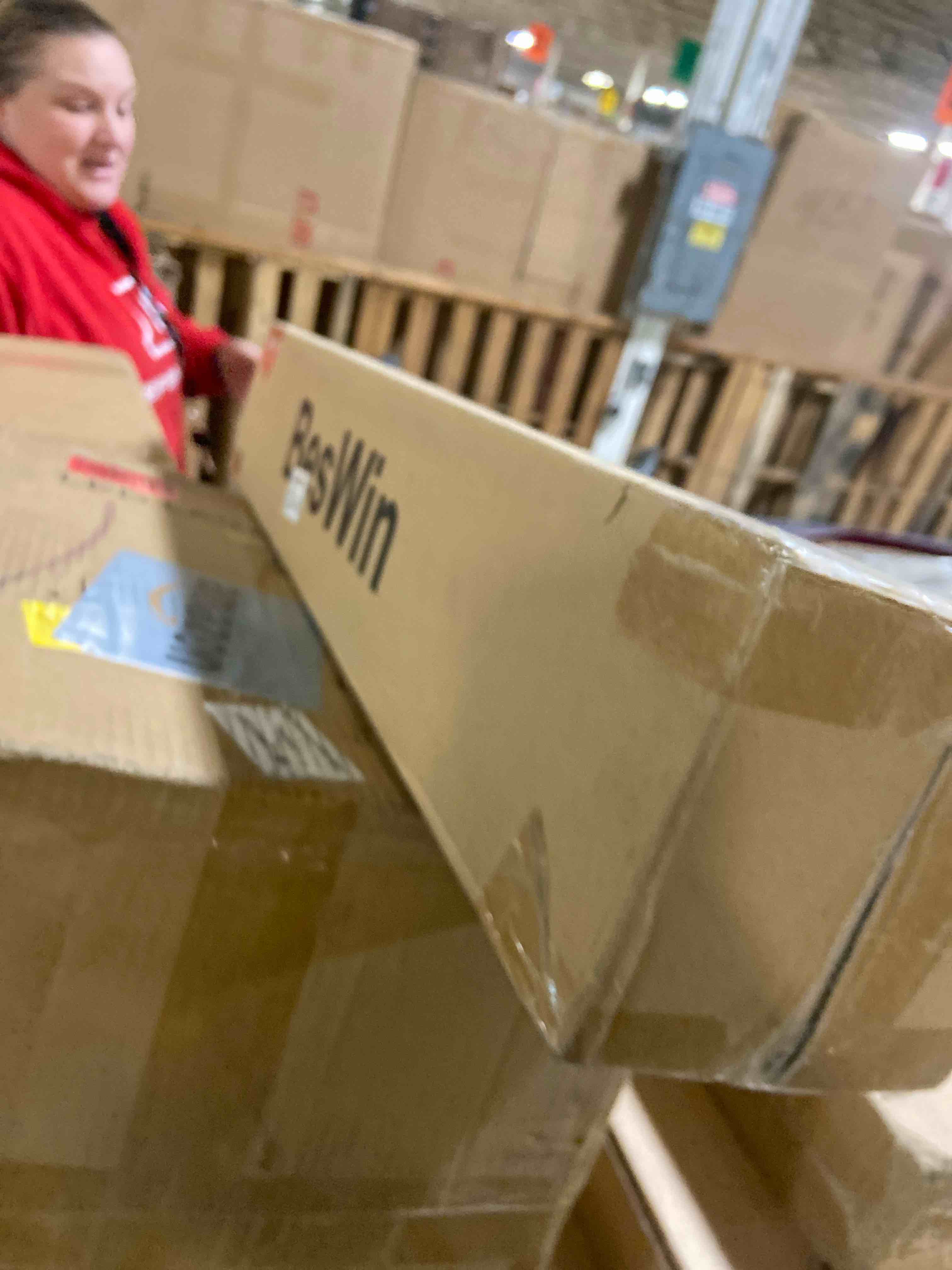 Condition photo showing New/Like New for BesWin Office Chair Mat for Carpet, 48" x 30" Computer Desk Chair Mat for Low Carpeted Floors, Thick and Sturdy Carpet Protector for Rolling Chairs, Easy Glide Floor Mat for Home, Gaming (Black) 48" x 30" for Low-Pile Carpet