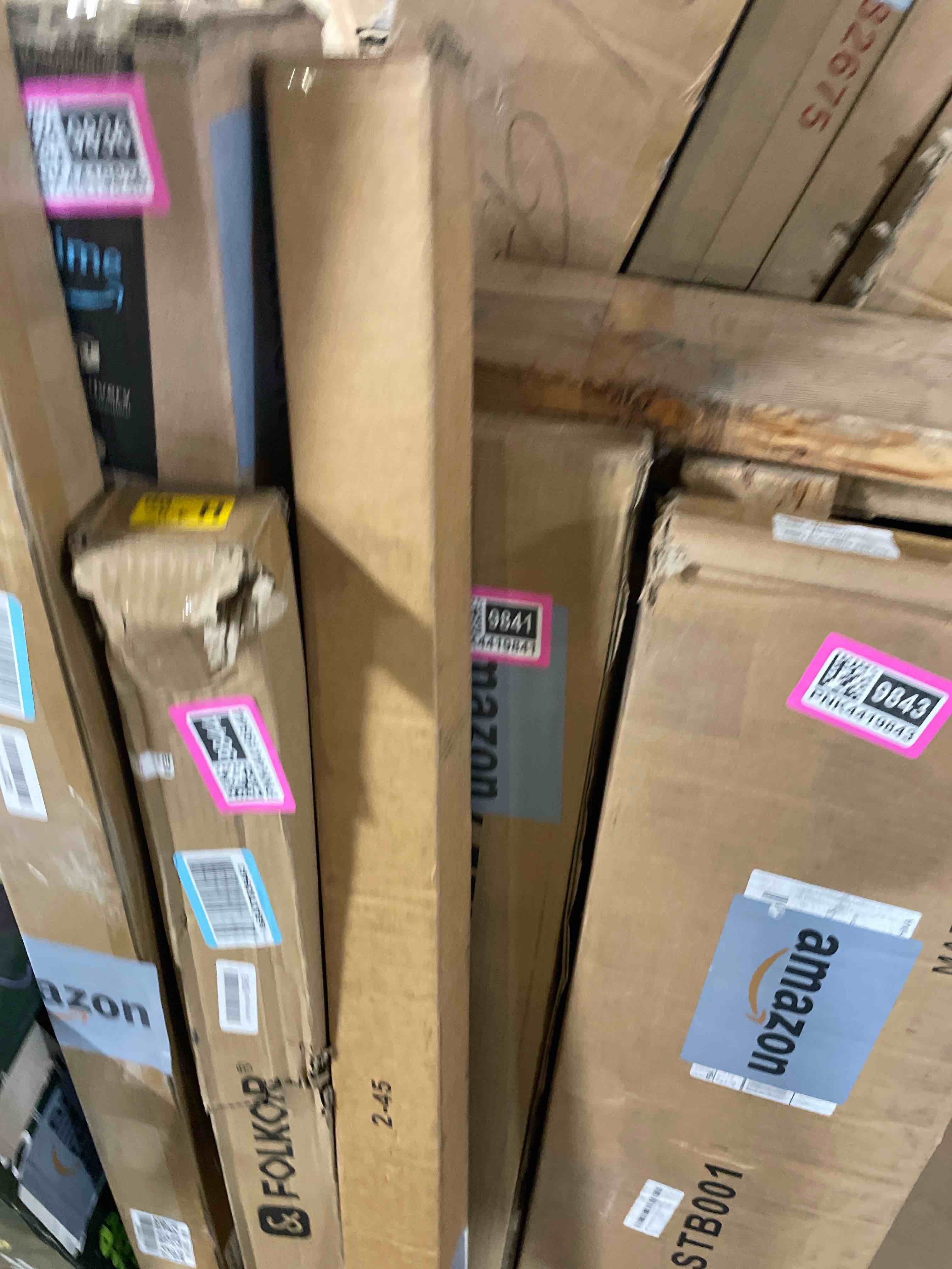 Condition photo showing New/Like New for Cordless Blackout Roller Shades Blinds for Windows Free-Stop,Pull Down Room Darkening with Valance,Thermal Insulated Woven Fabric Window Door Blinds for Home,Office,Linen 45" W x 72" L 45"W x 72"H Linen