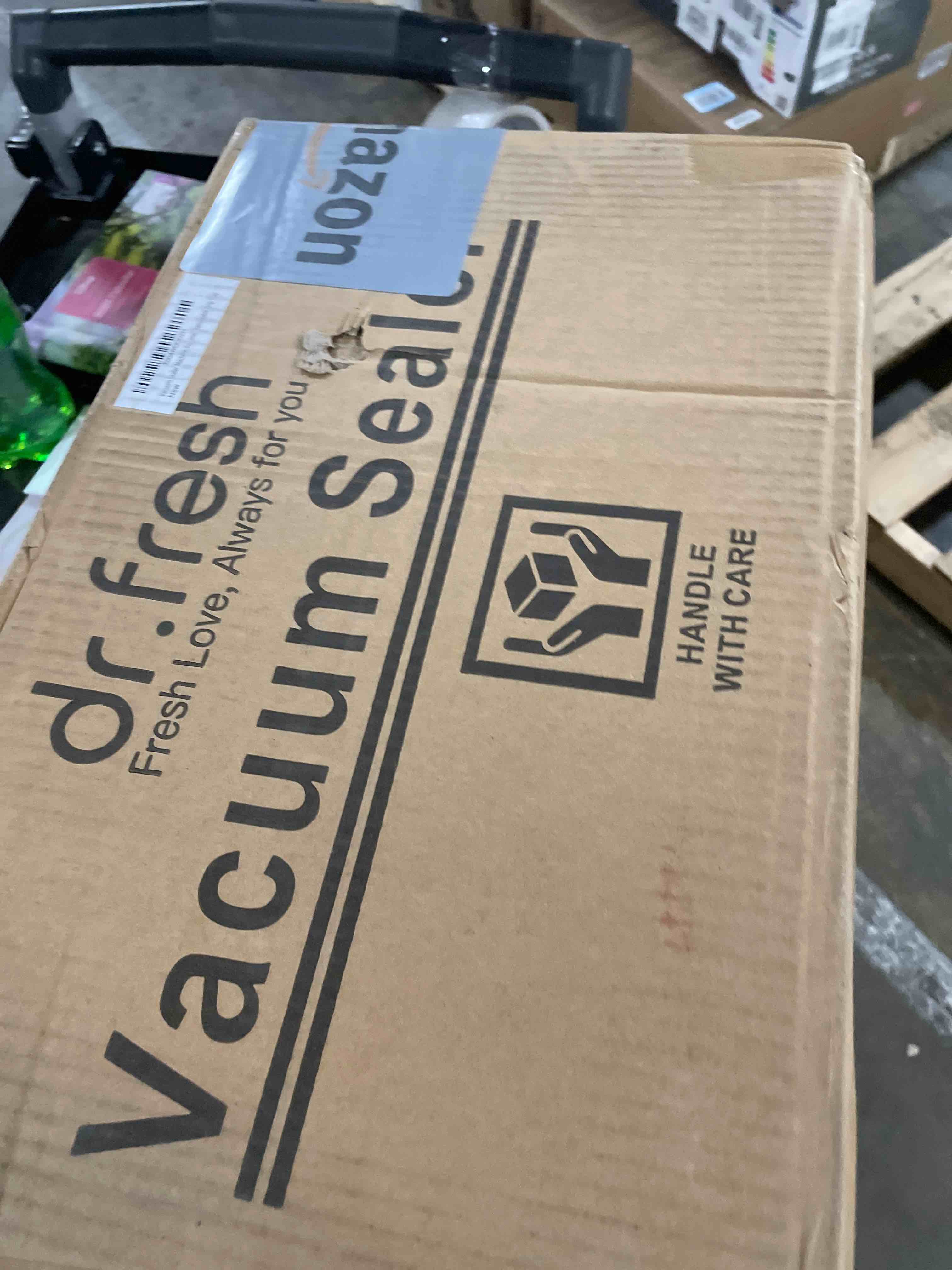 Condition photo showing New/Like New for Vacuum Sealer Machine, Full Automatic 98KPa Commercial Food Sealer V40 for Dry/Moist/Liquid Food, Double Heat Seal, Easy-lock Handle, Built-in Cutter & Bag Storage, Digital Timer, Removable Drip Tray