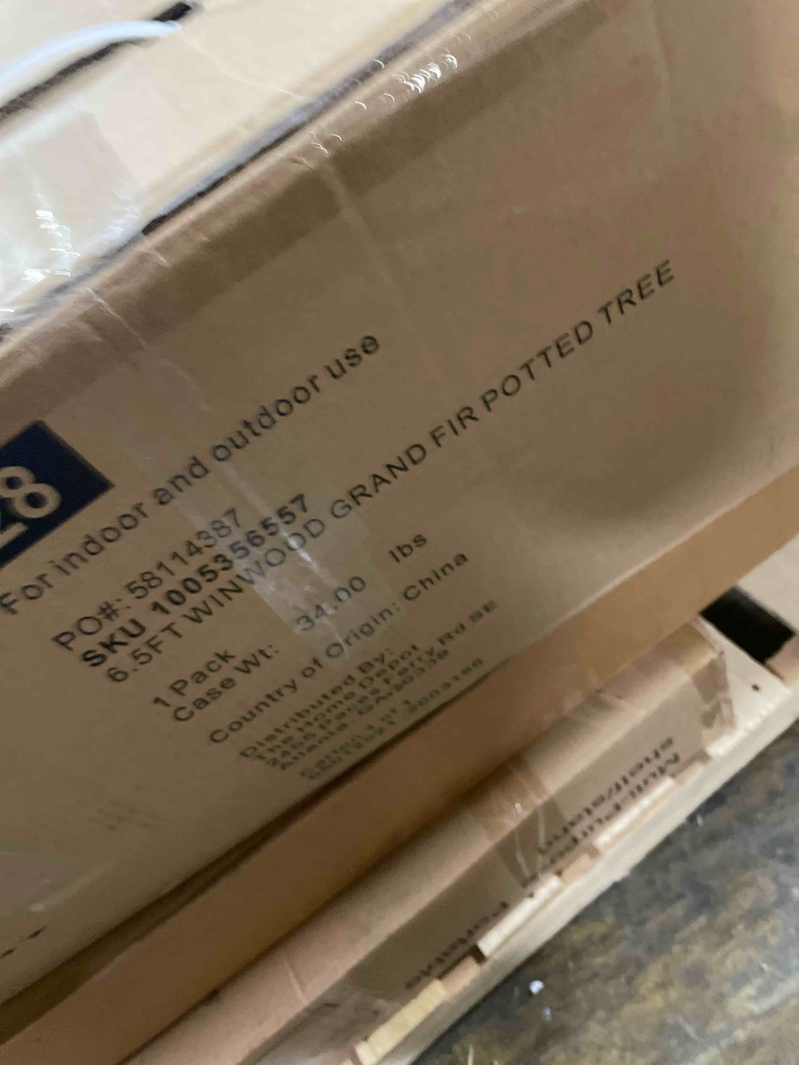 Condition photo showing New/Like New for National Tree Company 6.5 ft Unlit Dunhill Fir Full Artificial Christmas Tree, 1,838 Tips, Includes Stand, Green 6ft 6in Tree