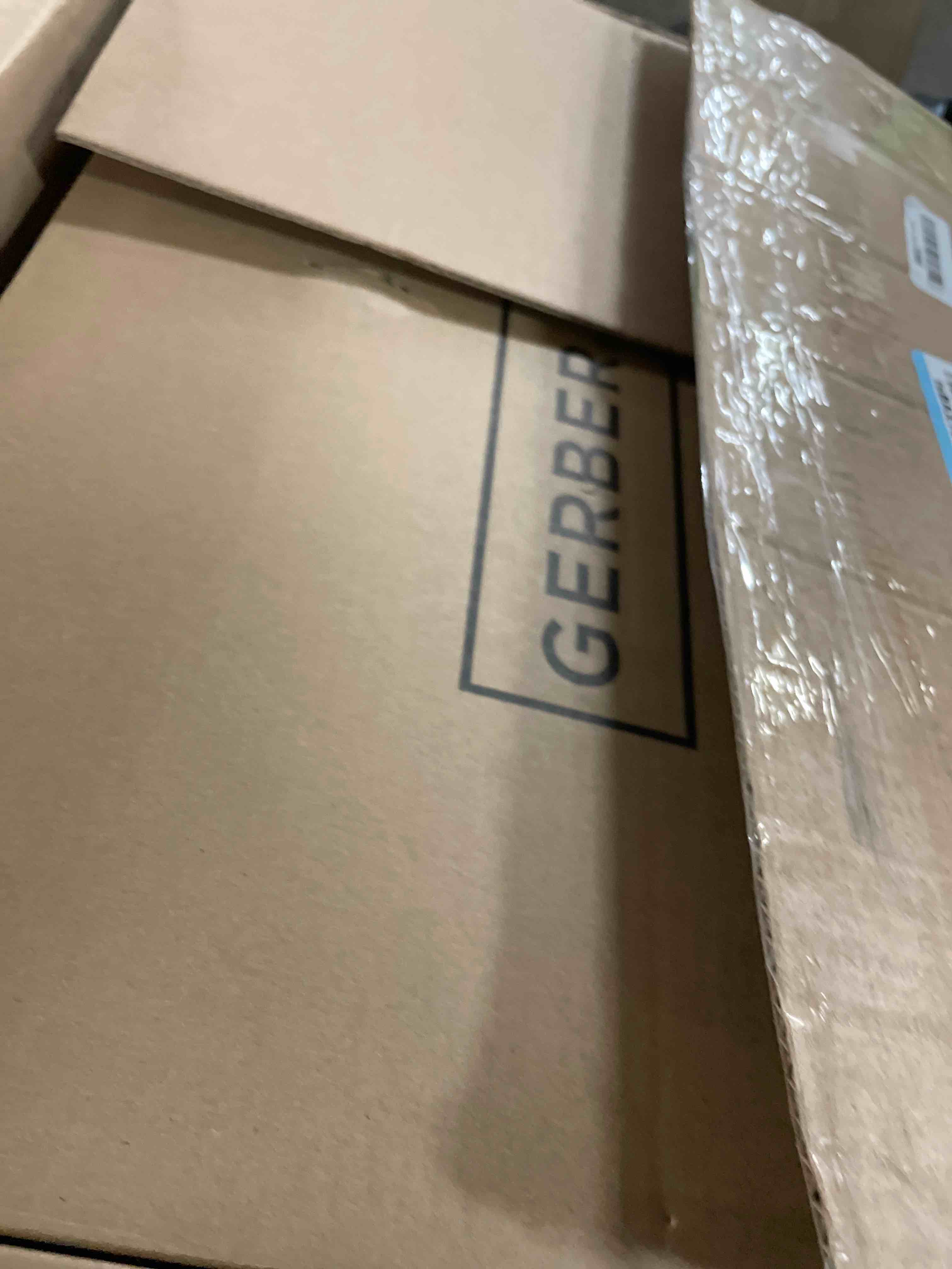 Condition photo showing New/Like New for Gerber Plumbing Melrose Single Handle Kitchen Faucet with Side Spray and Soap Dispenser