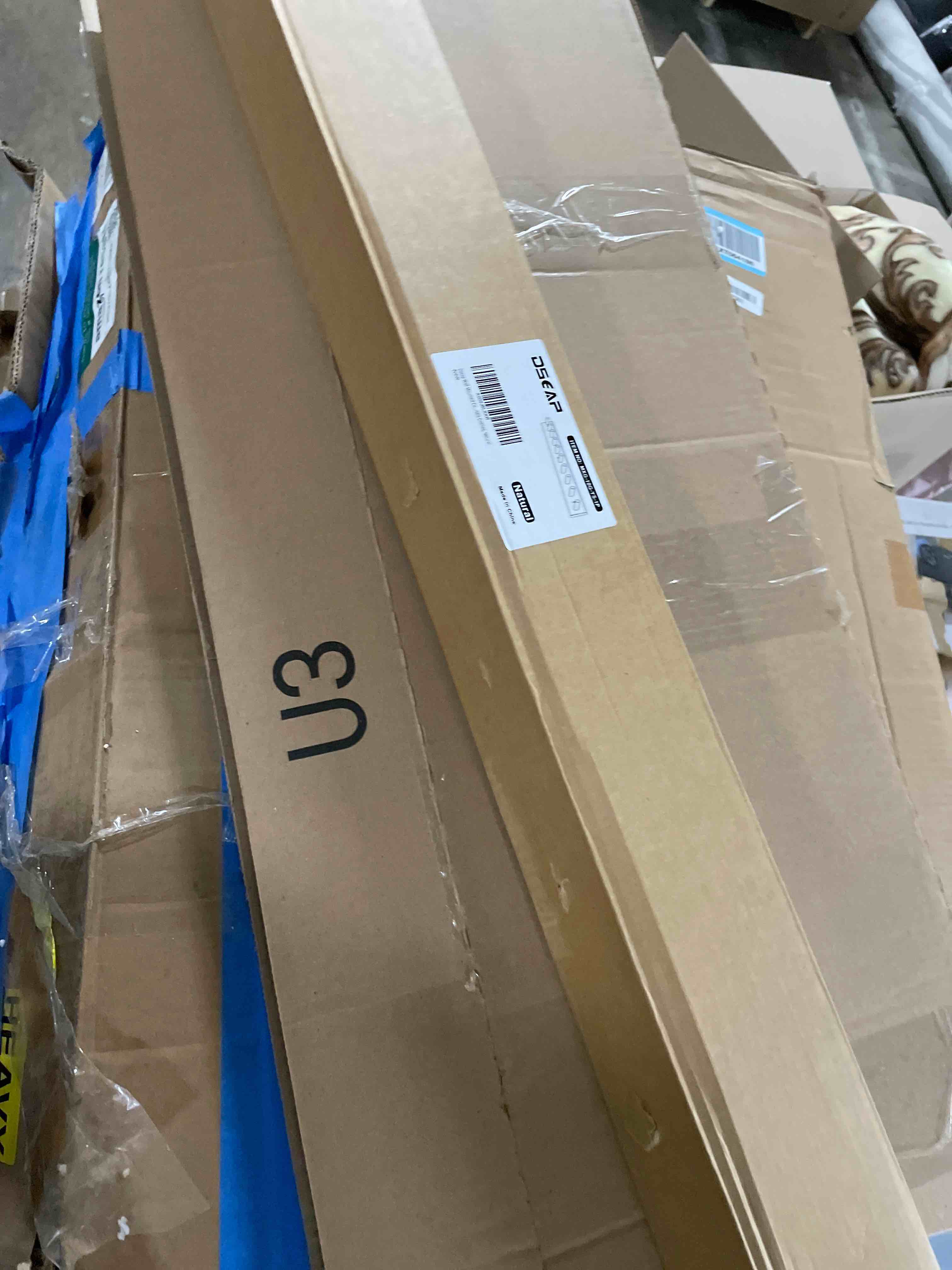 Condition photo showing New/Like New for WEBI Coat Rack Wall Mount,38 9/16" Long,10 Hooks,Coat Hooks Wall Mounted,Coat Hanger Wall,Wood Hook Rack Rail,Triple Hooks for Hanging Coats,Clothes,Jacket,Brown 10 Hooks Brown