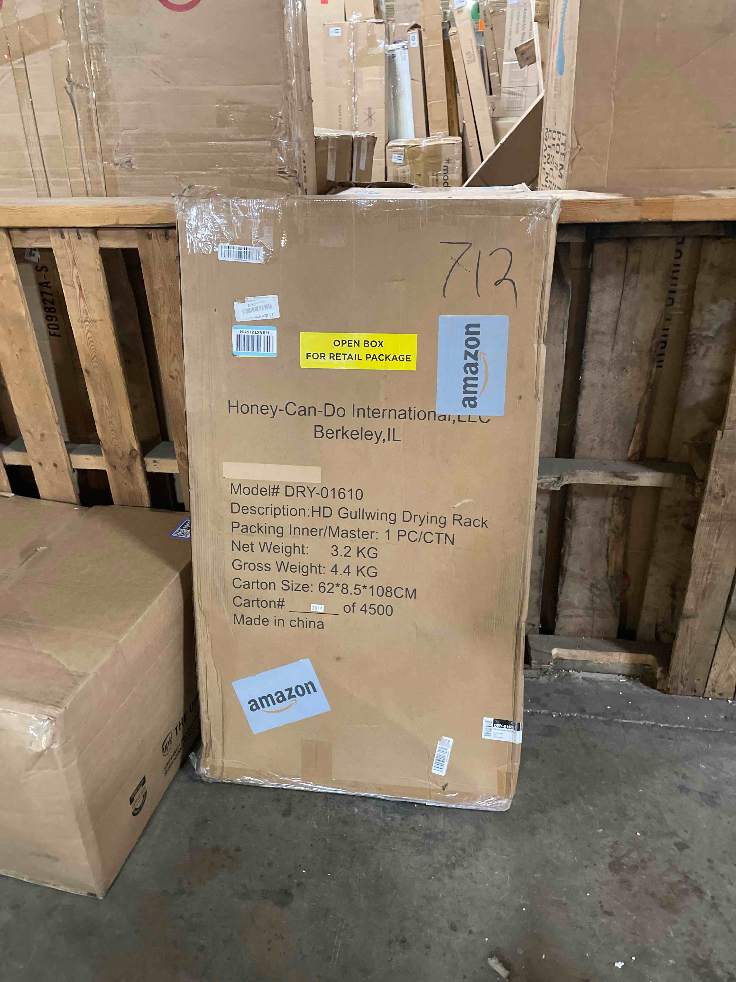 Condition photo showing Good Condition for Pennsylvania Woodworks Clothes Drying Rack: Solid Maple Hard Wood Laundry Rack for Sweaters, Blouses, Lingerie & More, Durable Folding Drying Rack, Made in USA, No Assembly Needed