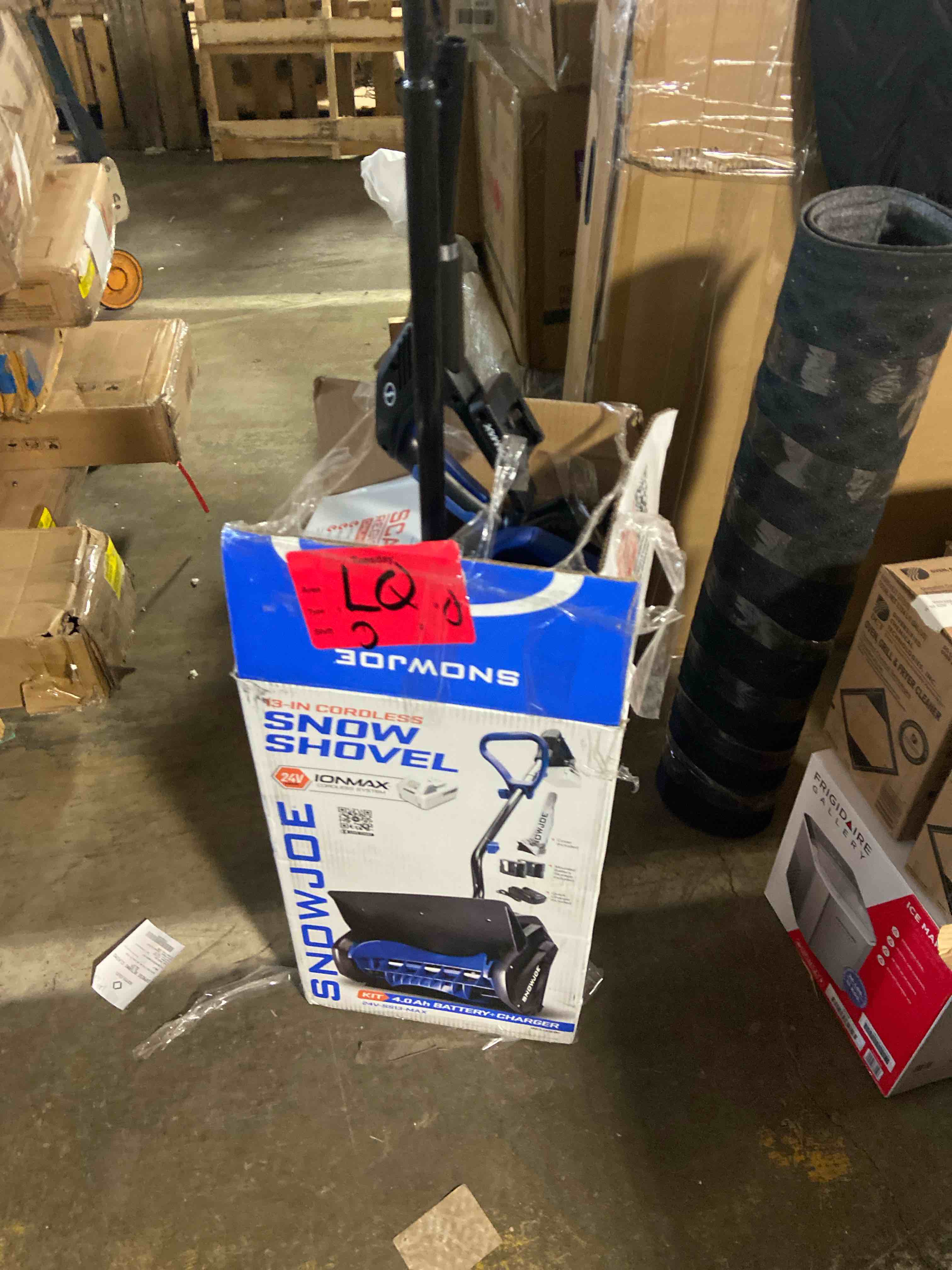 Condition photo showing Good Condition for Snow Joe 24V 13 Inch Wide Cordless Snow Shovel with Cover + 4.0Ah Battery / Charger