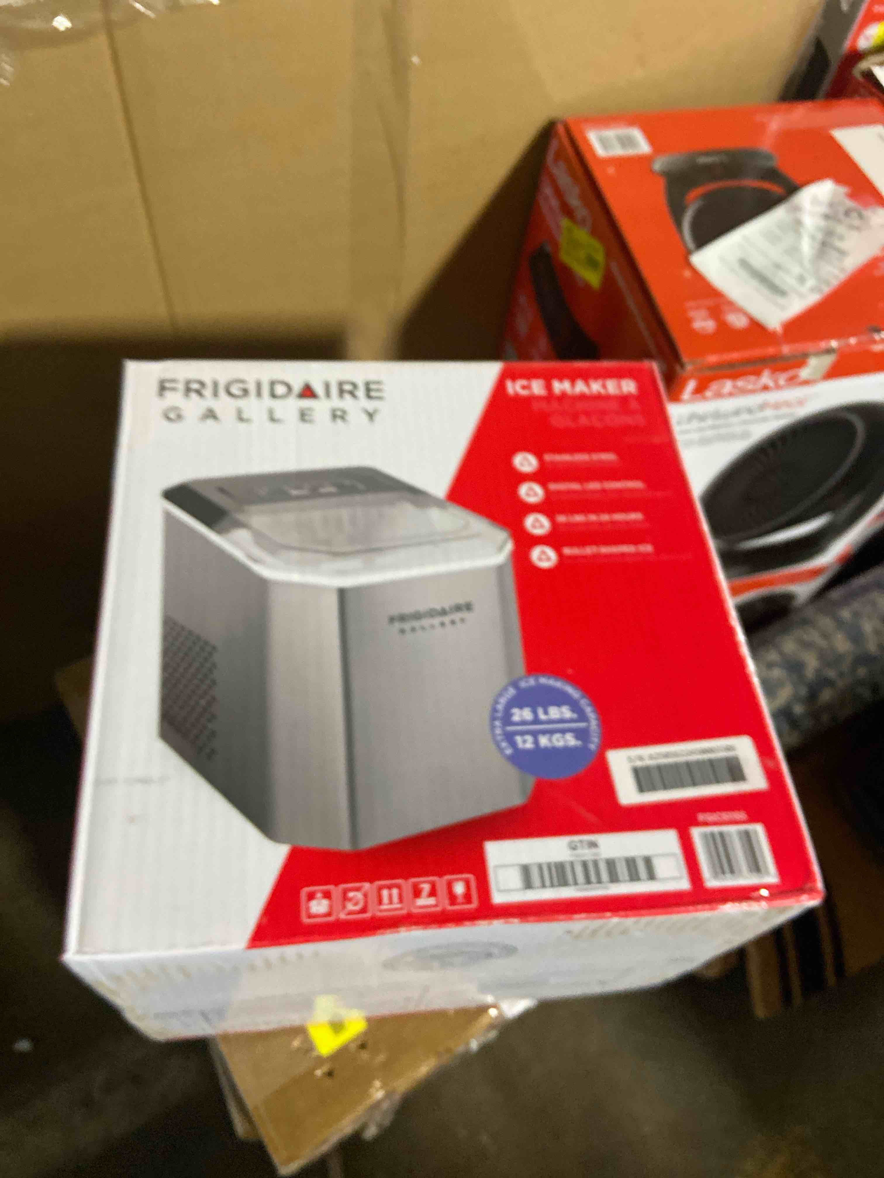 Condition photo showing New/Like New for Frigidaire Gallery Stainless Steel Ice Maker  26 Pounds