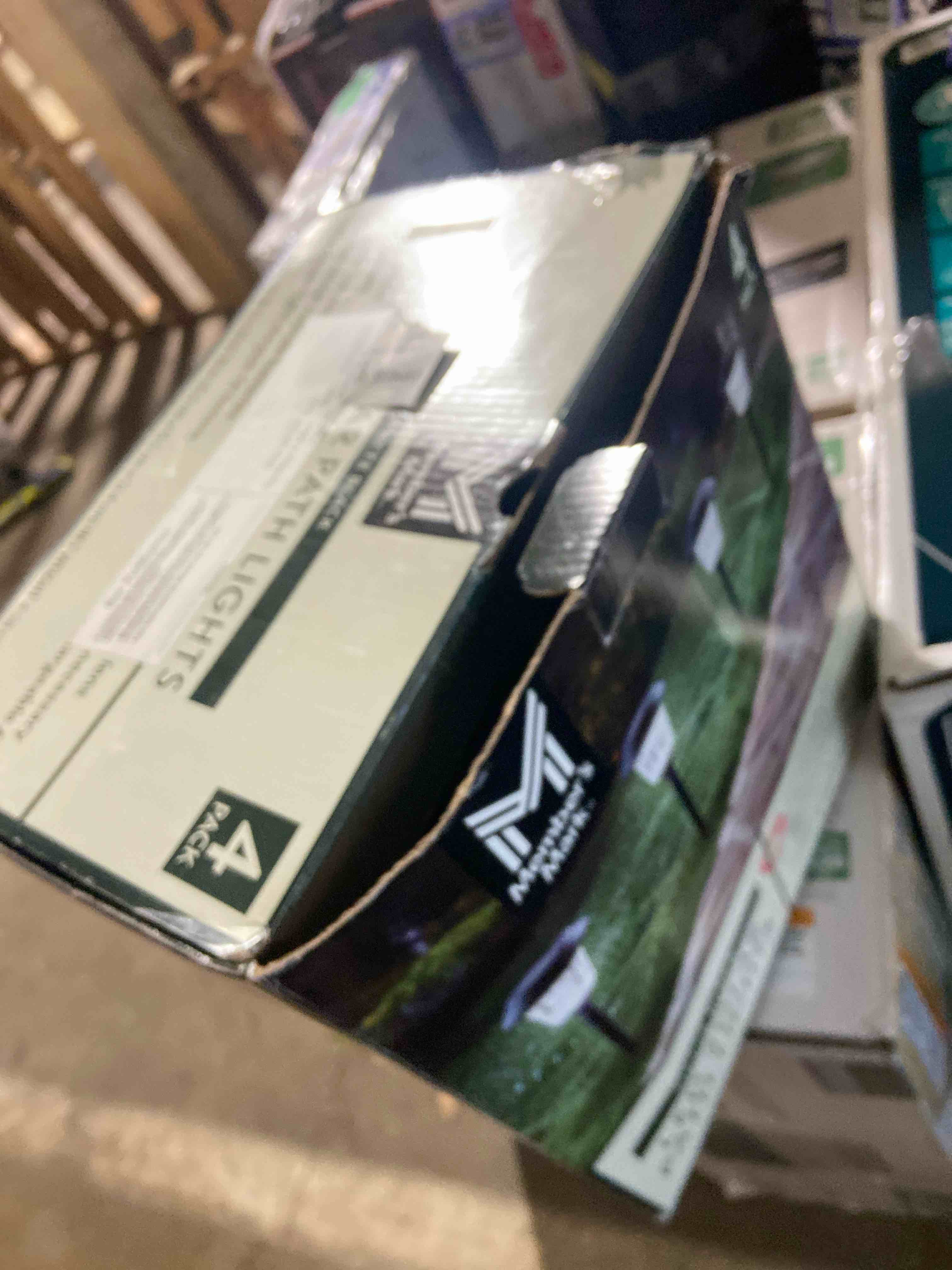 Condition photo showing Good Condition for Member's Mark 4-Piece LED Solar Path Lights - Matte Black