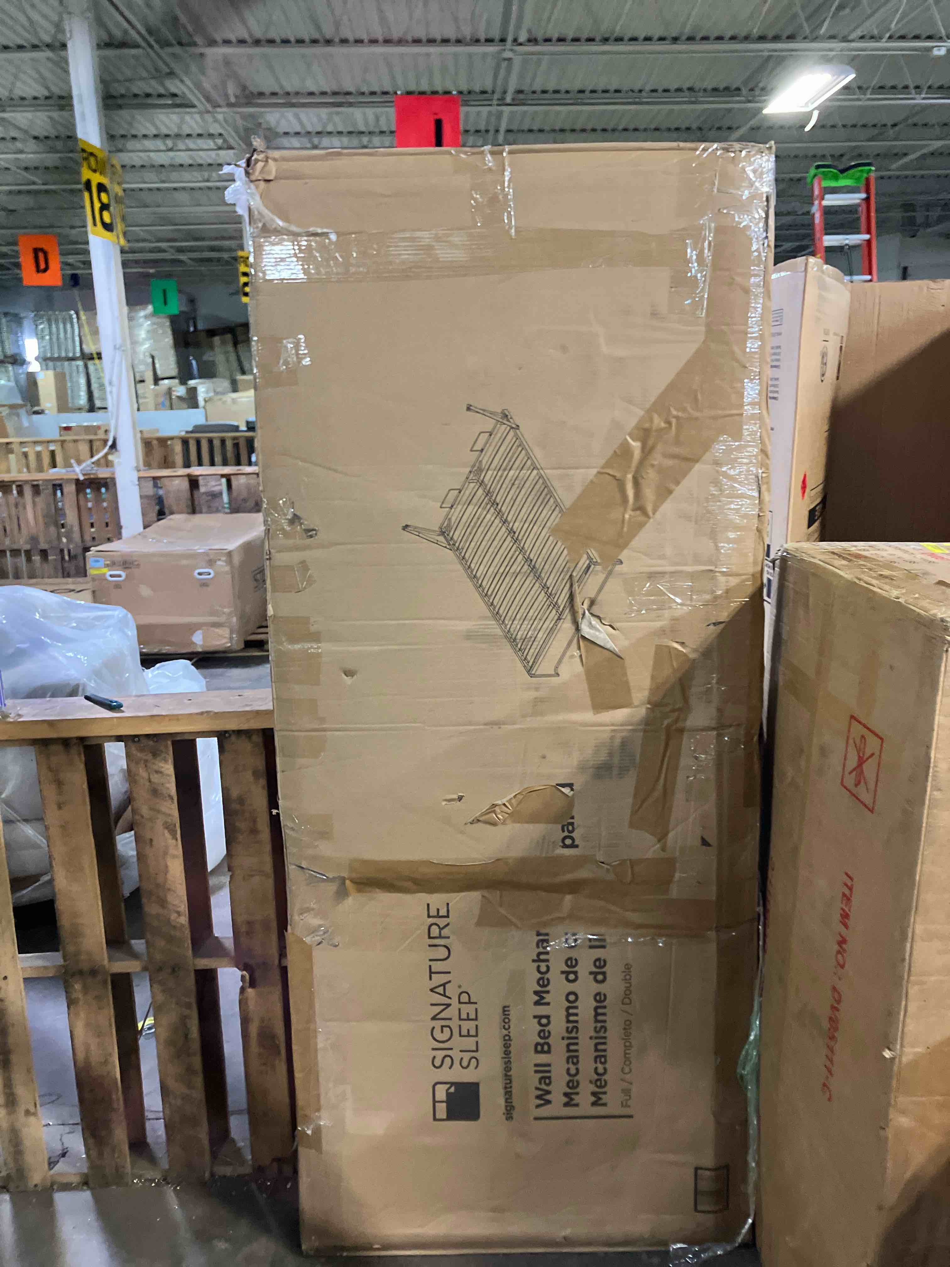 Condition photo showing New/Like New for Signature Sleep Wall Bed Mechanism Full