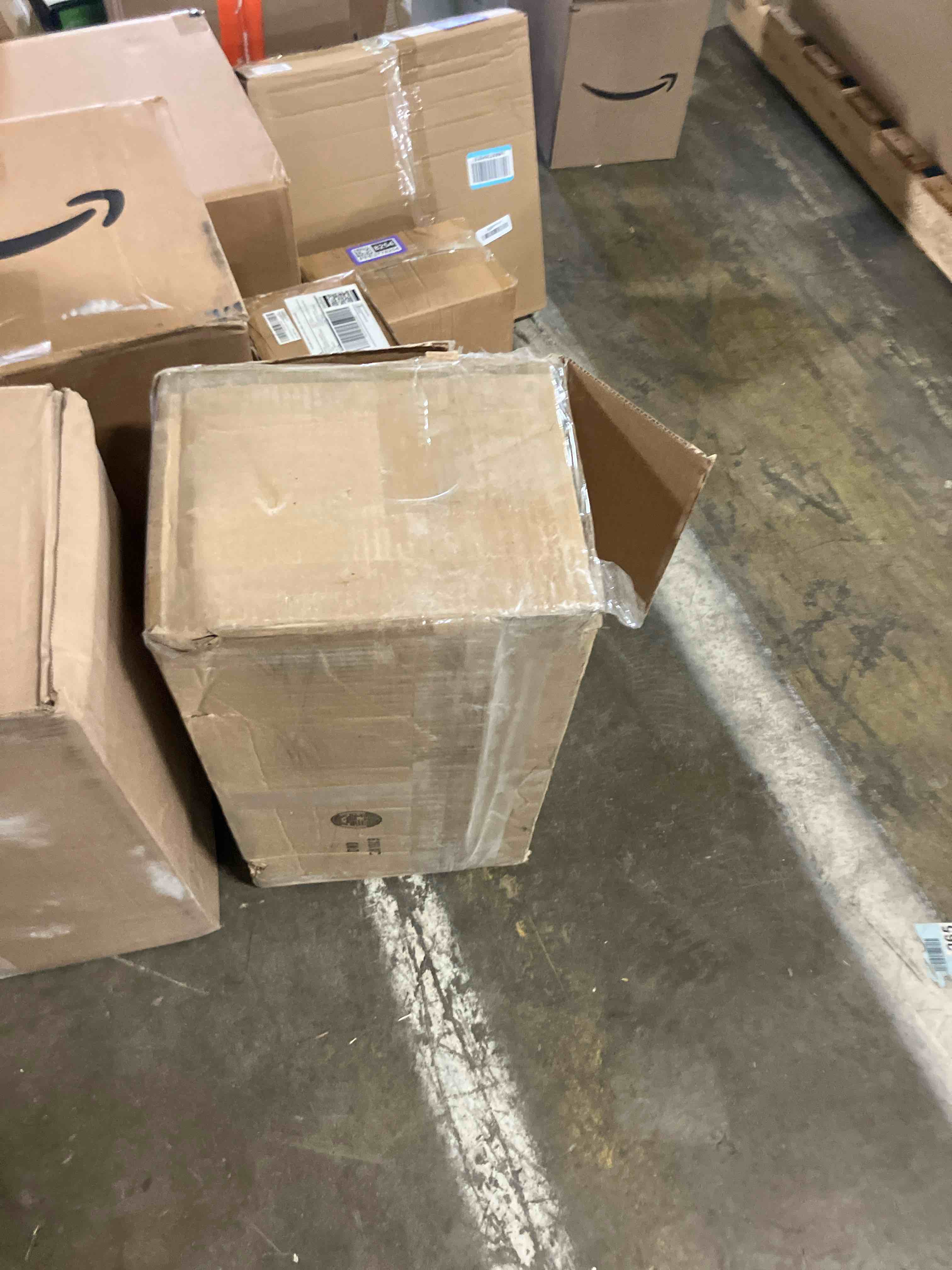 Condition photo showing New/Like New for BAYKA Grey Floating Shelves for Wall, 22.5 inches Wall Mounted Rustic Wood Shelves for Bathroom, Bedroom, Living Room, Floating Shelves for Books/Storage/Decor (Set of 3) E. Grey - Industrial Edge Style 22.5inches