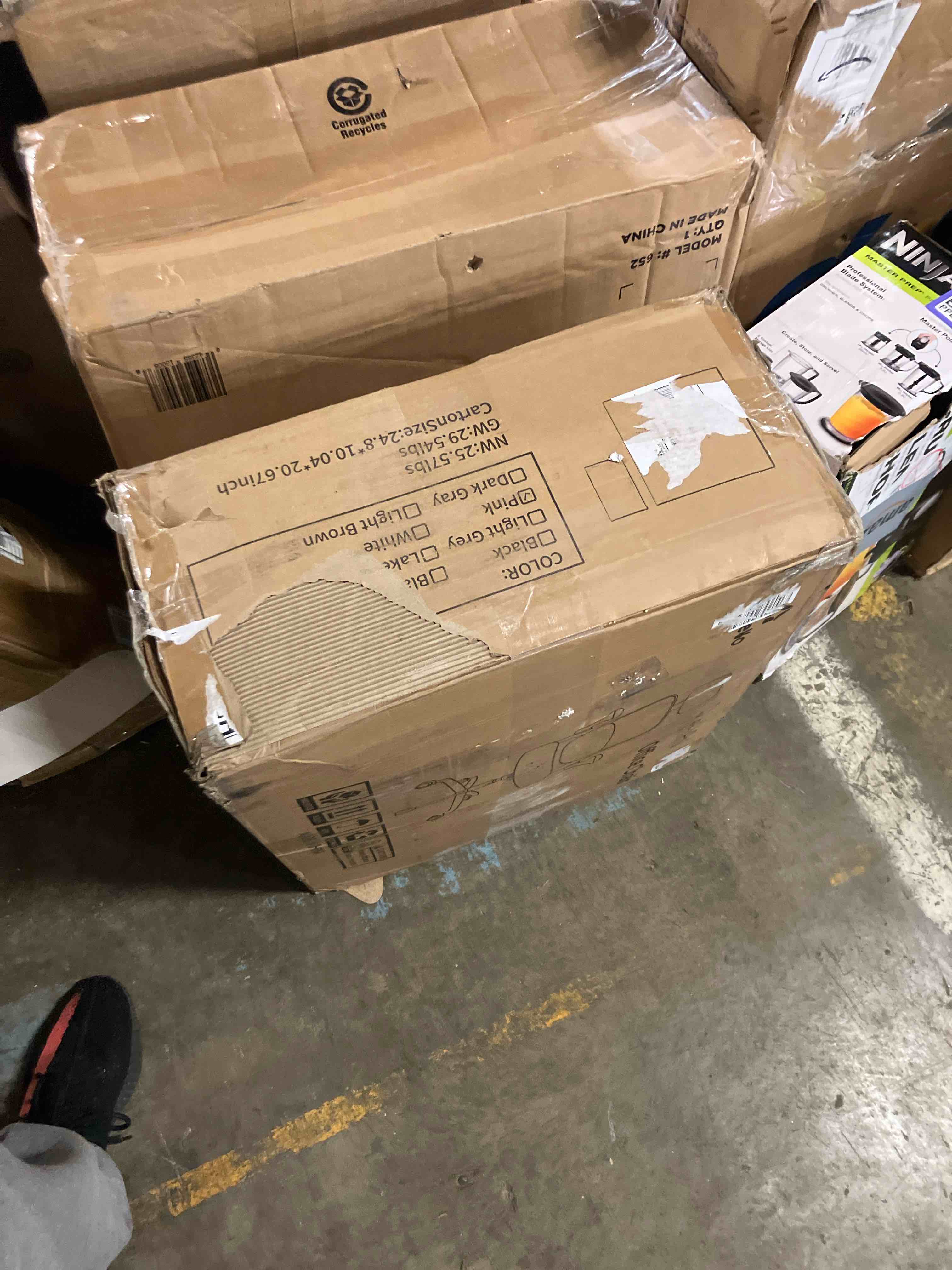 Condition photo showing New/Like New for Marsail Ergonomic Office Chair: Office Computer Desk Chair with High Back Mesh and Adjustable Lumbar Support Rolling Work Swivel Task Chairs with Wheel 3D Armrests and Headrest Black With Headrest