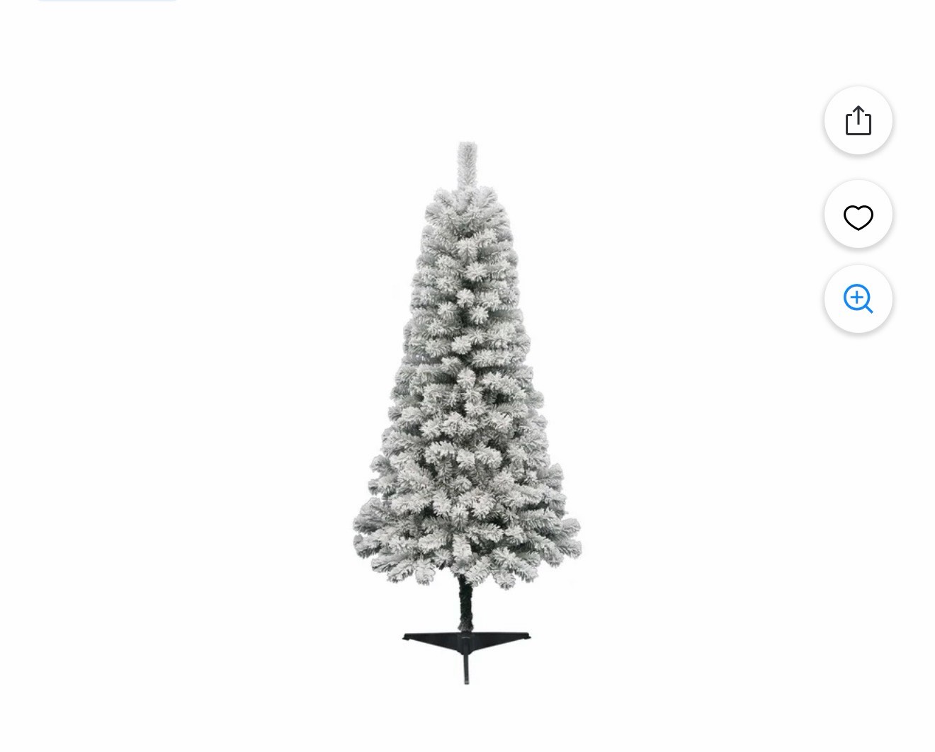 Pine Green Flocked Artificial Christmas Tree, by Holiday Time Best seller  