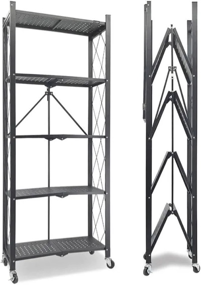 5 Tier Folding Storage Shelf