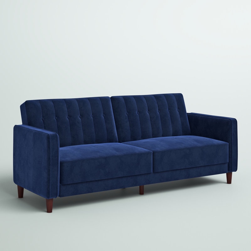 perdue 81.5" velvet square arm convertible sofa (not original box)