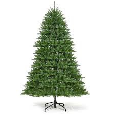 Garvee 9ft Christmas Tree, Green, North Valley Spruce, Includes Stand, Two Light and Shadow Effects, National Tree, Prelit Christmas Tree