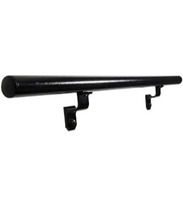 HRaiing aluminum handrail set 6 foot long textured black