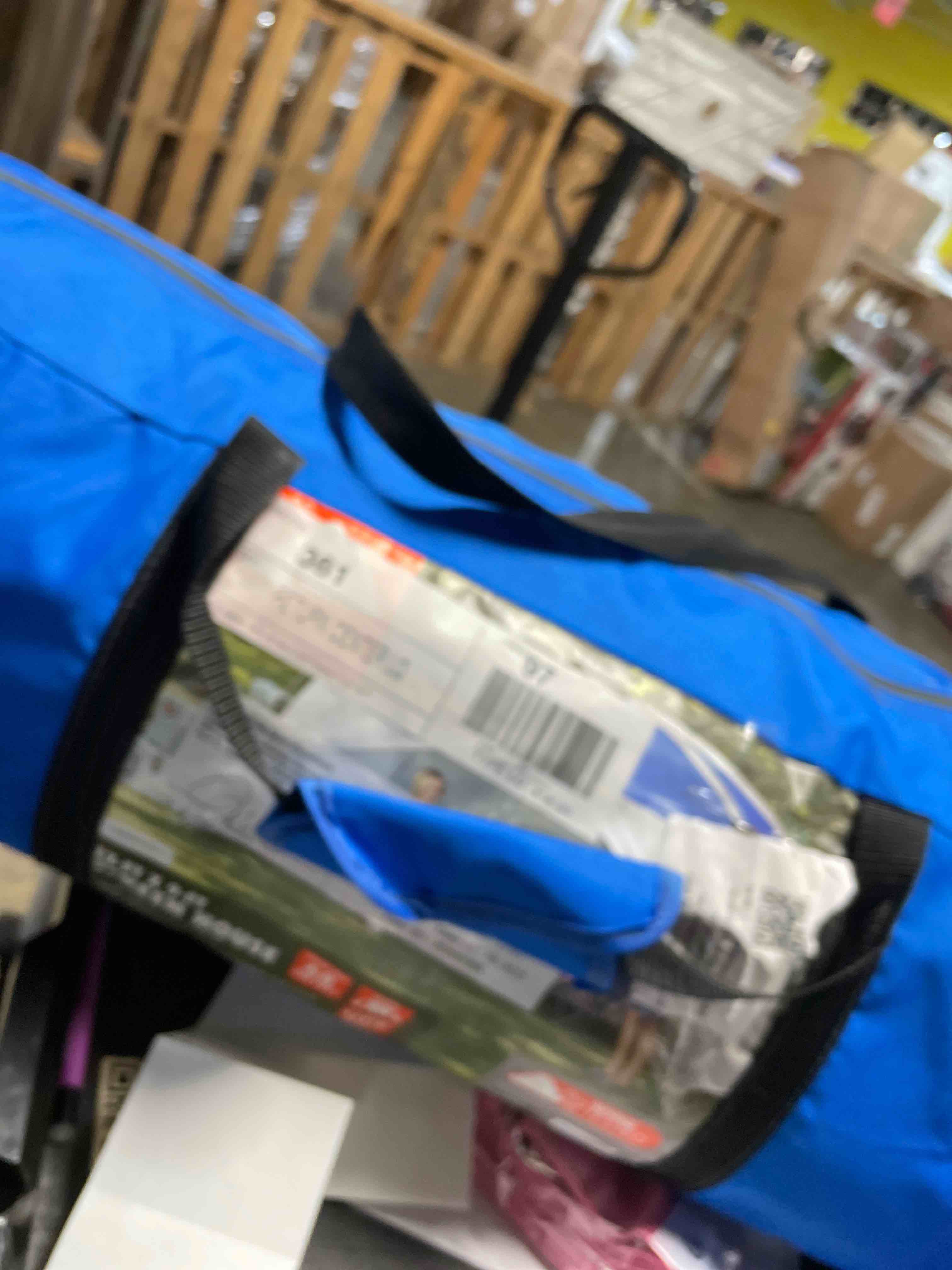 Condition photo showing As Is for Screen House Tent 13x9ft DMH OUTDOORS Screen Room Mesh Gazebos w/ 2 Magnetic Doors, Included Projection Screen, Camping Tent Screened Canopy Shelter for Outdoor Patios Backyards Activities