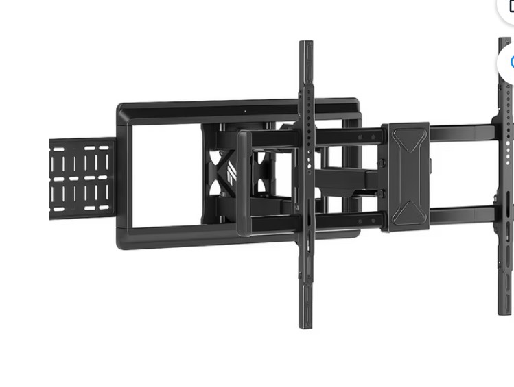 member's mark full motion extended tv wall mount with articulating dual swivel arms for 32"-100" tvs