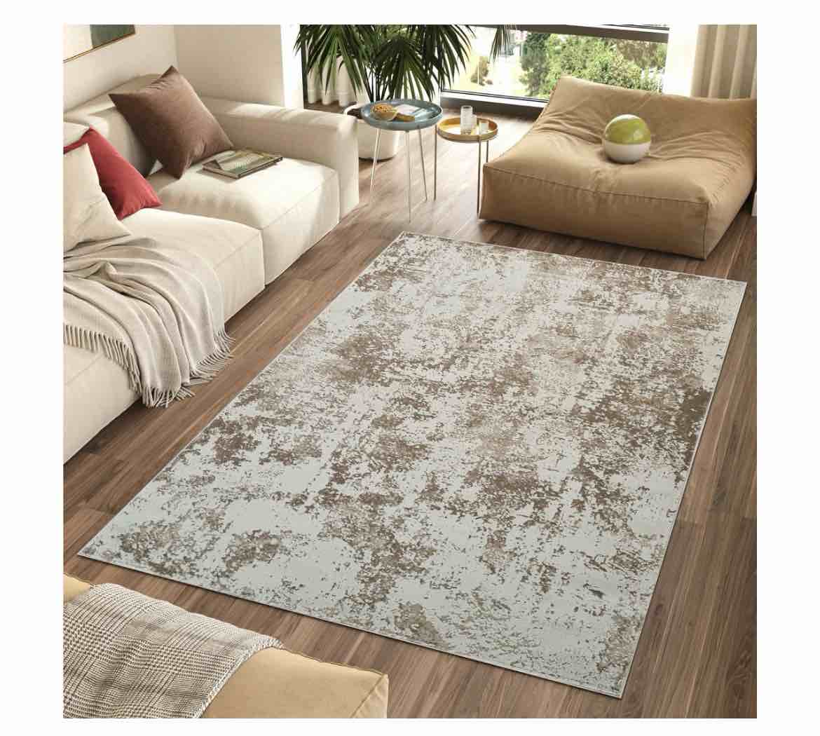 HIGH-LOW SARRA BEIGE/BROWN RUG 8'9 x 11'10