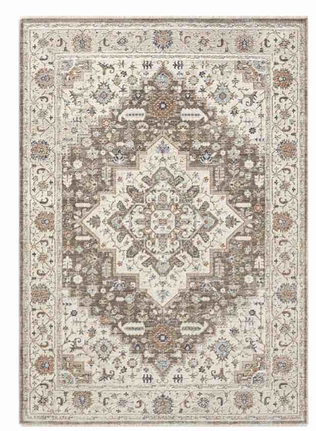 Better Homes and Gardens Medallion Area Rug, Multicolor, 7'11"x10'2"