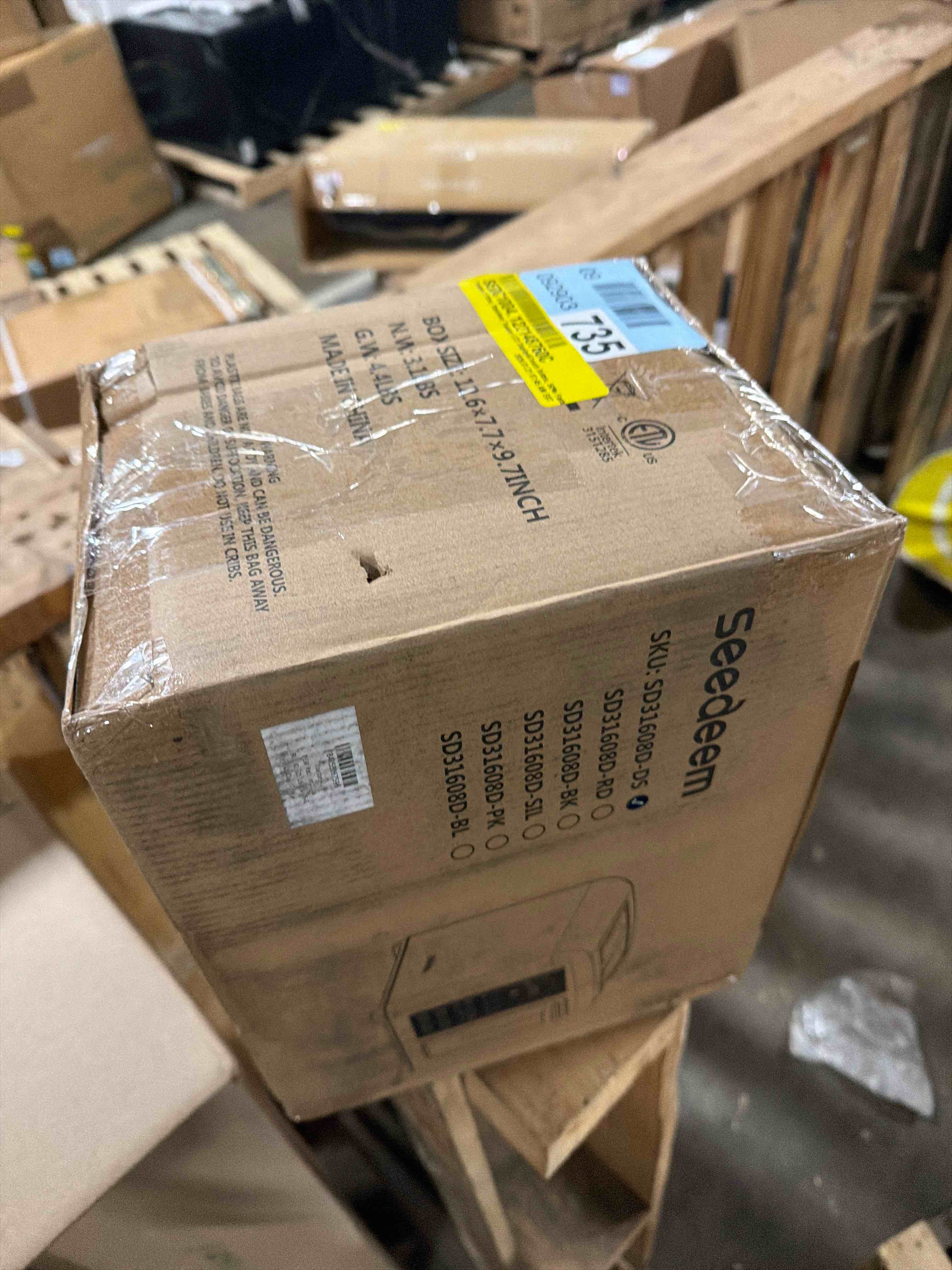 Condition photo showing New/Like New for seedeem toaster 2 slice, touch control stainless toaster lcd display, 50% faster heating speed, 1.4'' wide slots, more timer functions, removable crumb tray, 1350w, dark metallic all-gray 2 slice
