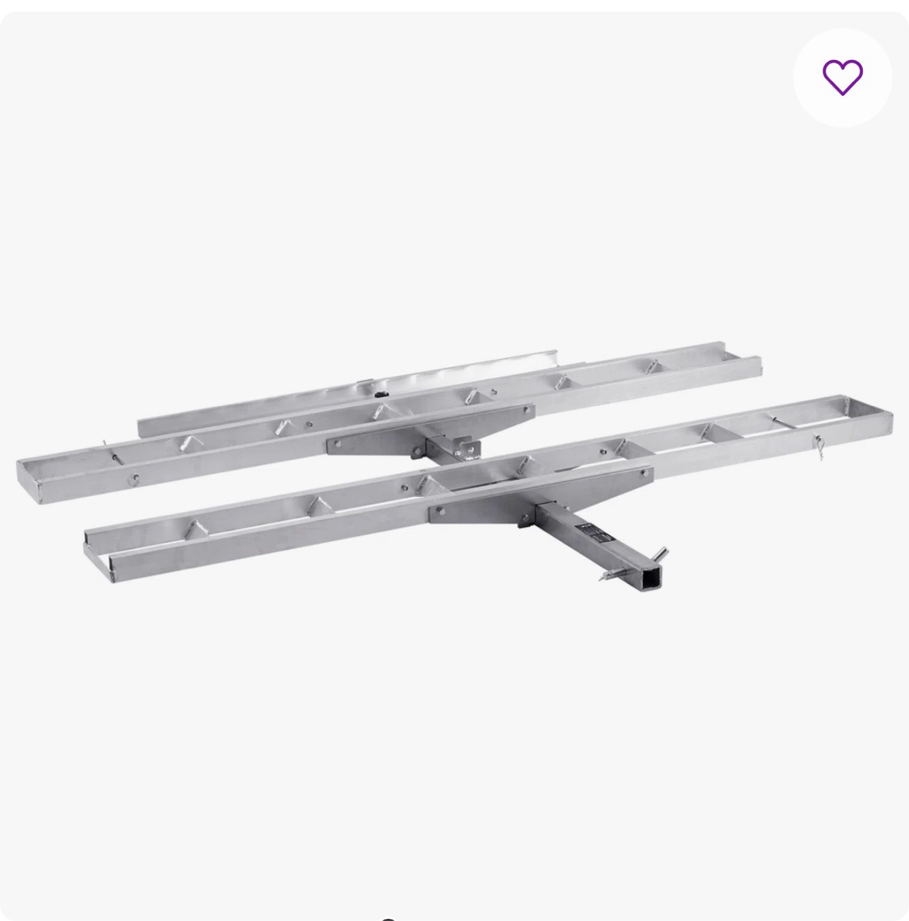 Motorcycle Carrier Scooter Dirt Bike Hitch Mount 600LBS Rack Ramp Hauler