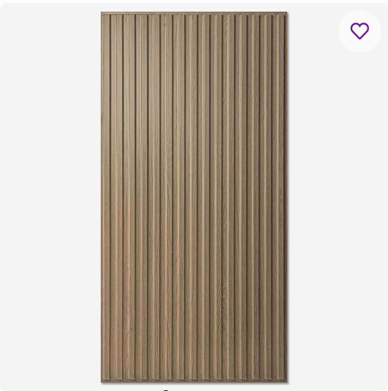 48" x 24" Drop in PVC Ceiling Tiles,Slat Design 3D Wall Panels,Covers 96 sq.ft. (Set of 2 panels)
