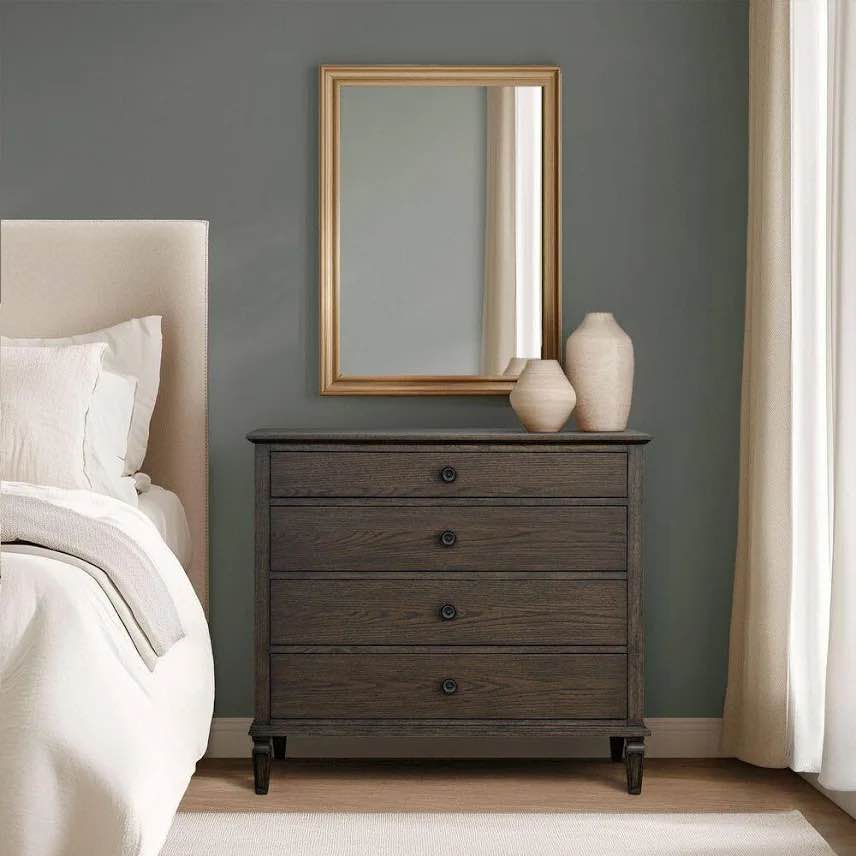 madison park signature victoria 4-drawer wood dresser