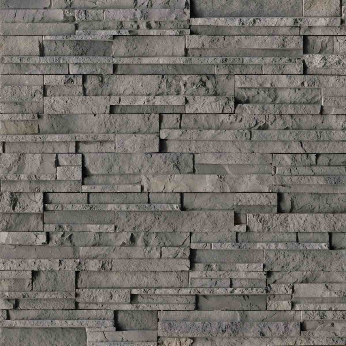 terraforma manufactured stacked stone panel wall tile assorted sizes (15 pieces, 5.4 sq. ft. per box)