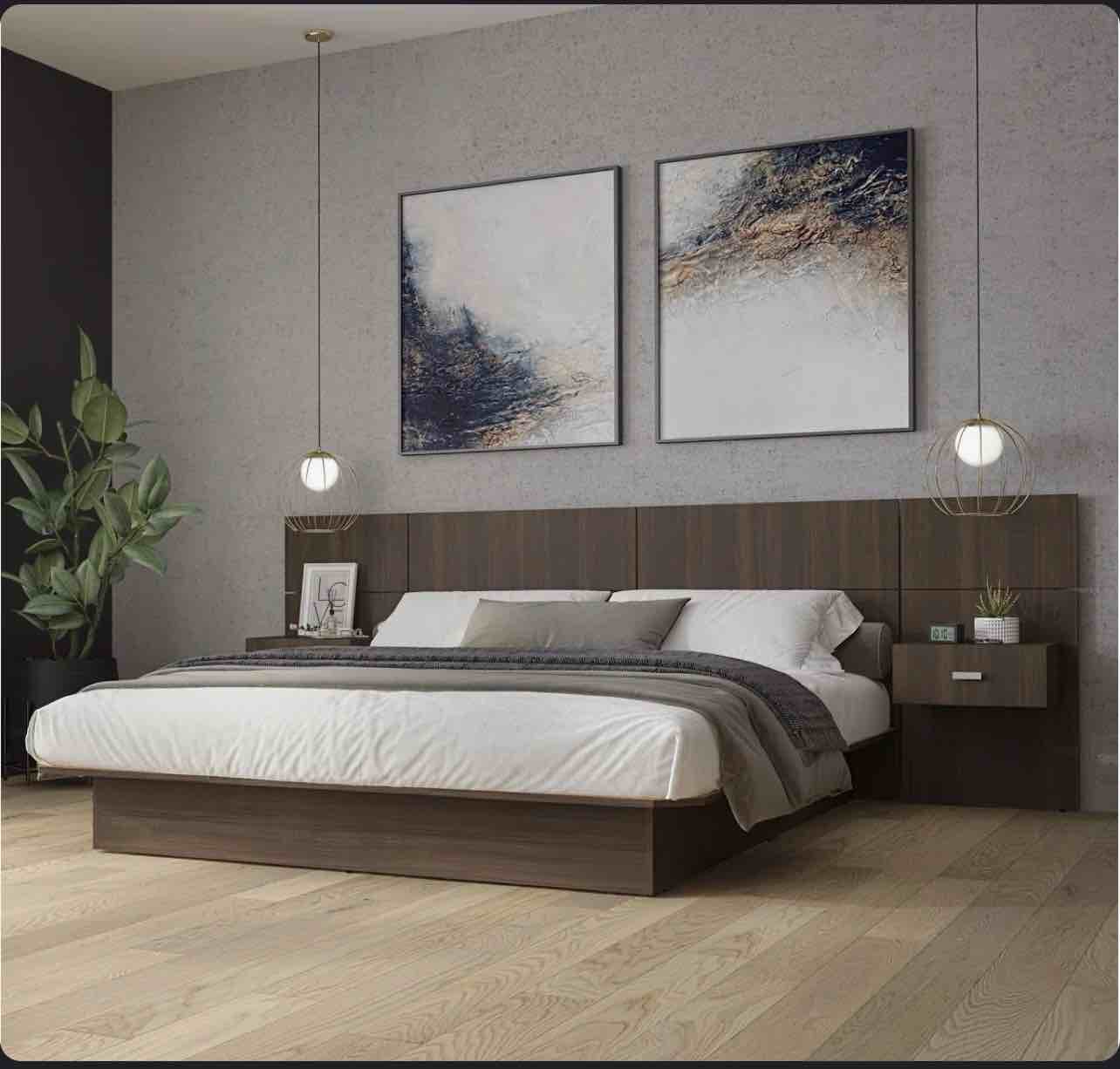 Katsuki Bedroom Platform Headboard (Set of 4)