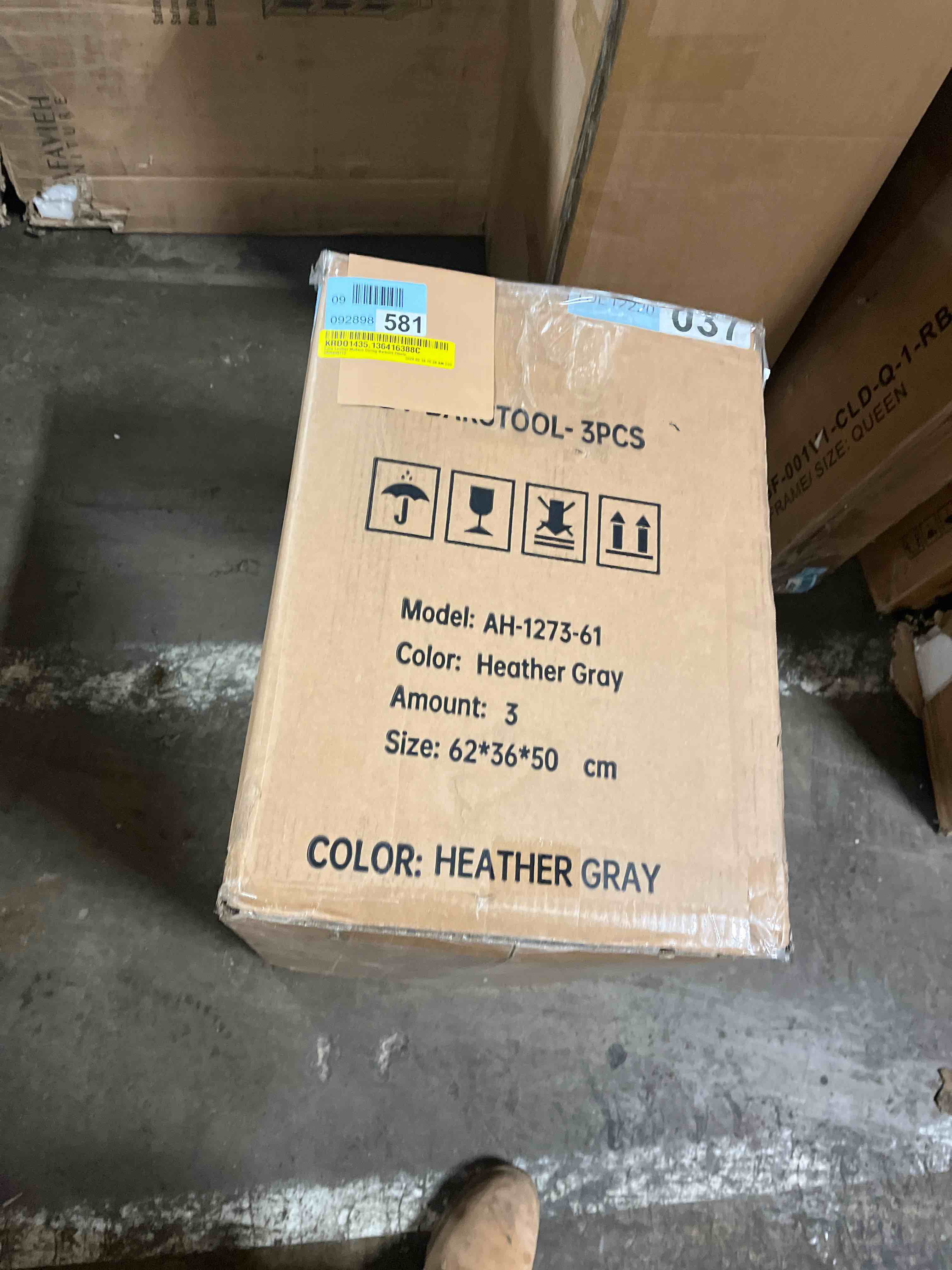 Condition photo showing New/Like New for Faux Leather Modern Dining Bartools Stools(GREY)