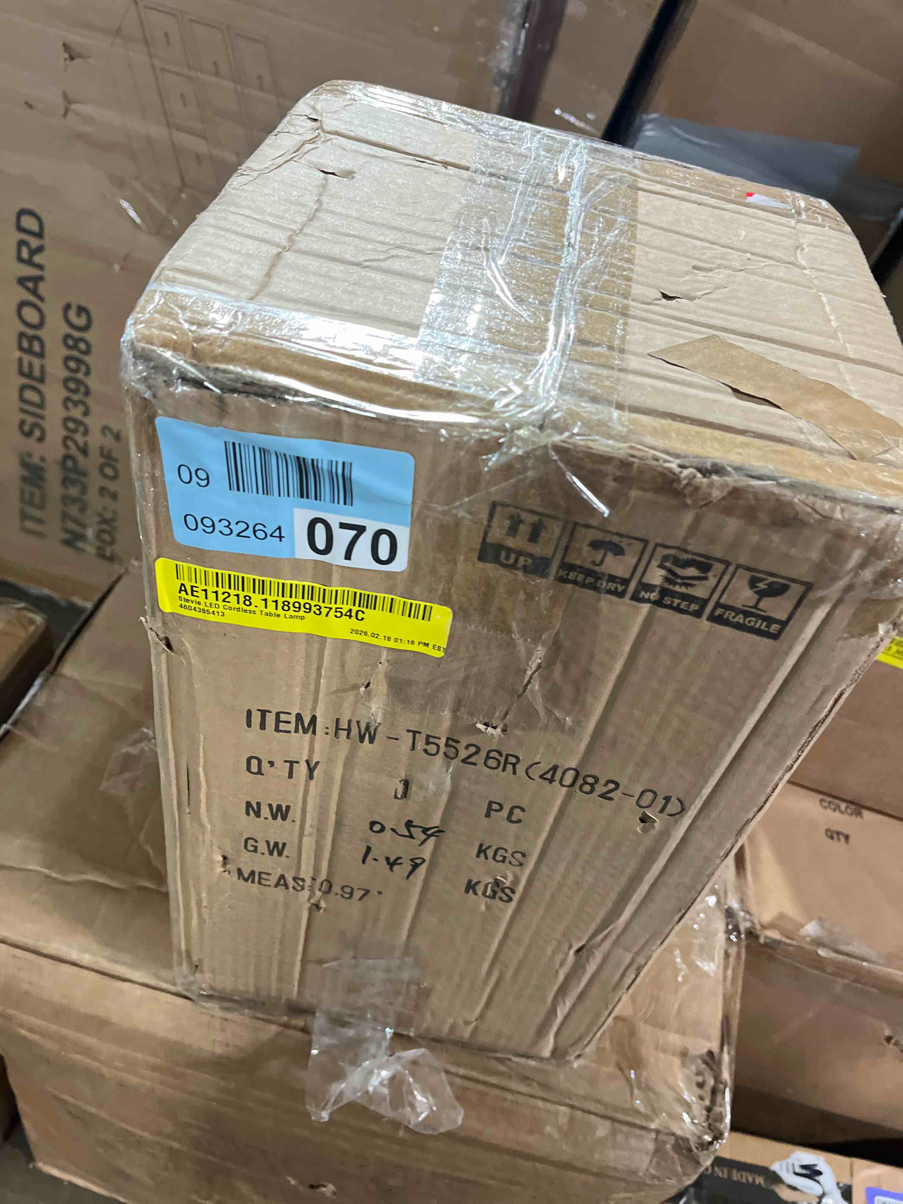 Condition photo showing New/Like New for Stevie LED Cordless Table Lamp