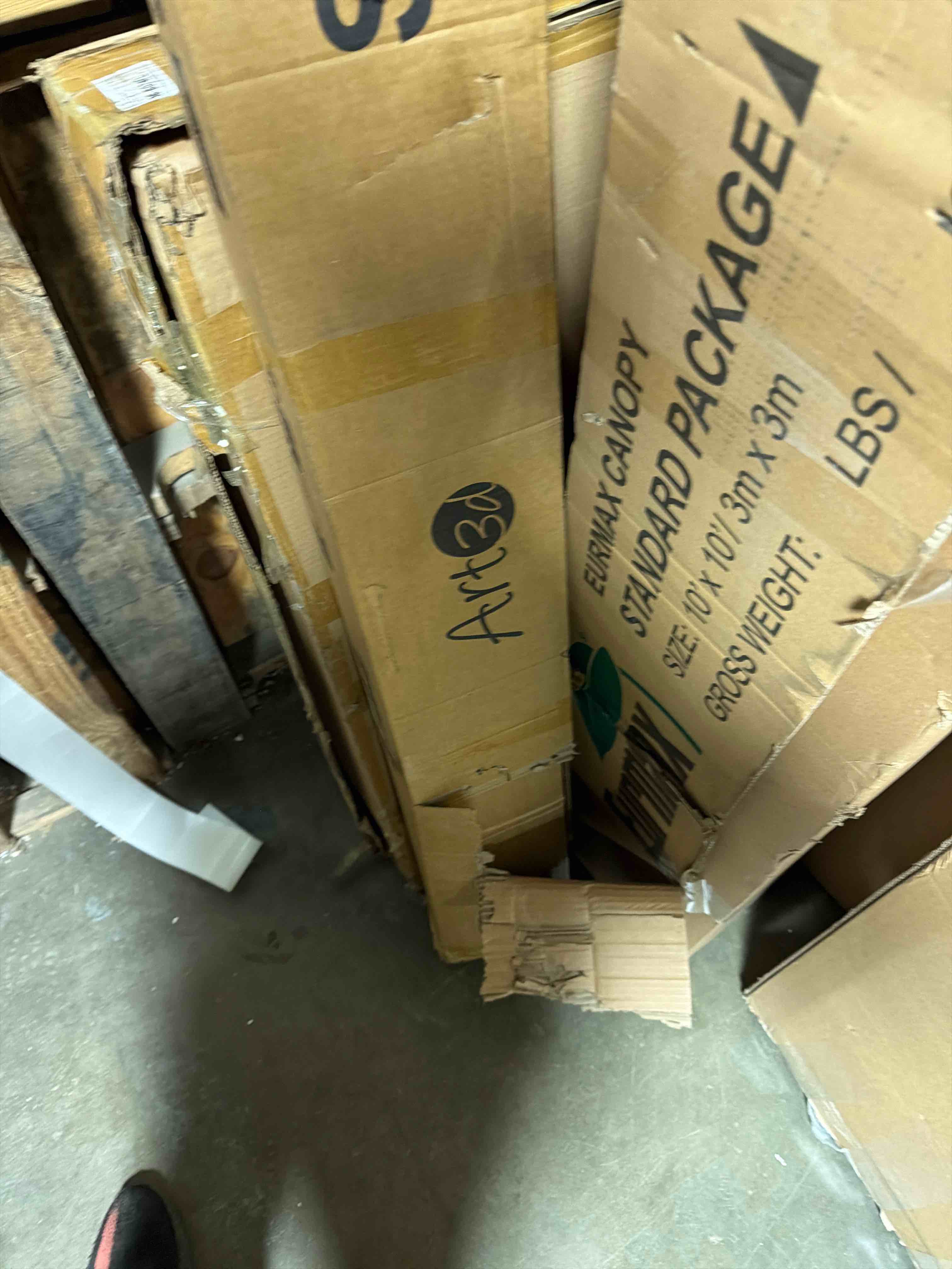 Condition photo showing Good Condition for 0.83 in. X 0.65 ft. X 7.87 ft. Wood Slat Acoustic Panels, MDF Decorative Wall Paneling (4 Piece/21 sq.ft.)