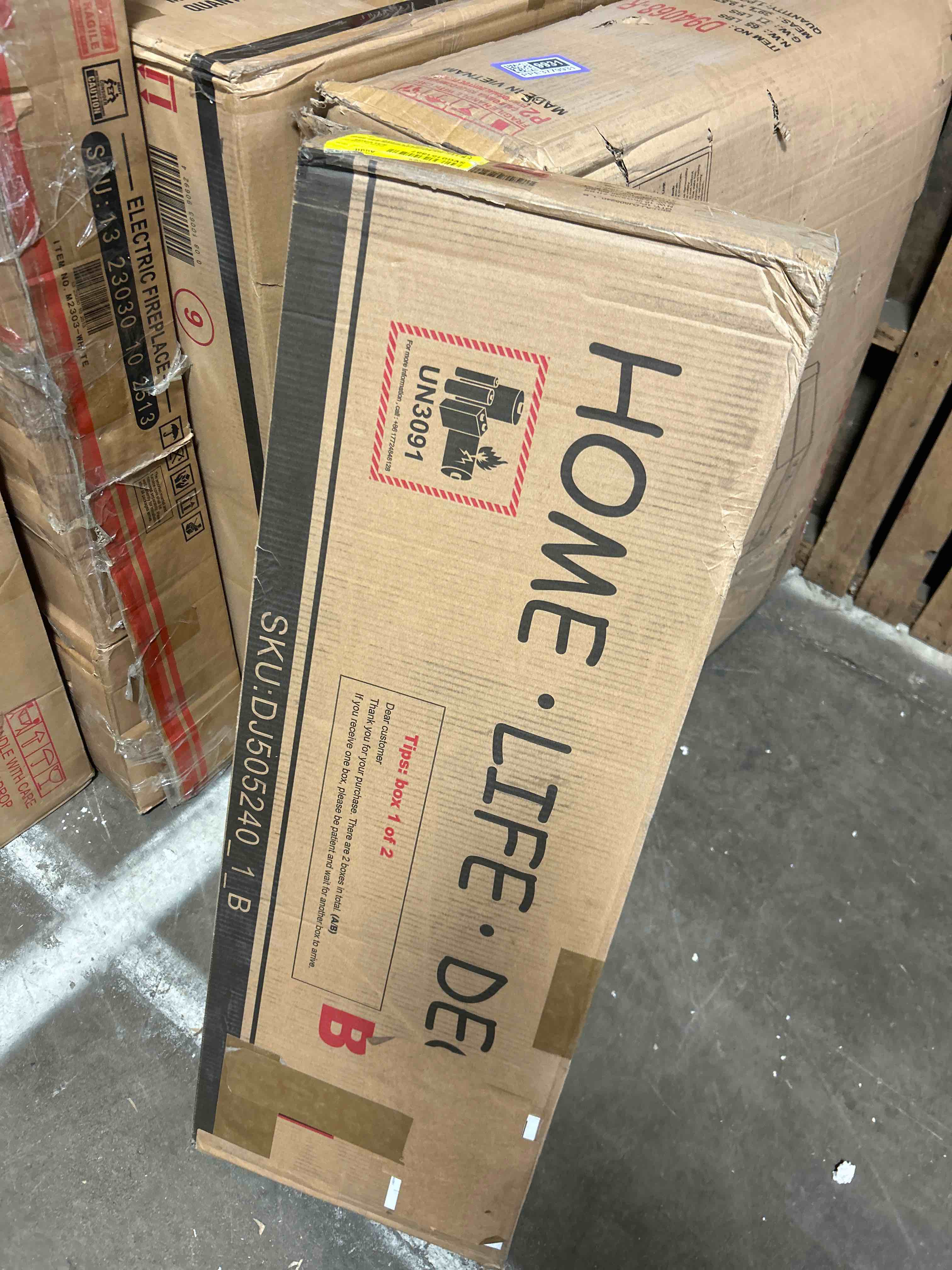 Condition photo showing As Is for ADORNEVE Twin Size Loft Bed with Storage Stairs, 8 Drawers, Metal Kids Loft Bed Twin with LED Lights, Power Outlet, Shelves and Wardrobe, 13" H Safety Guard,Large Under-Beds Space, black(Box B)