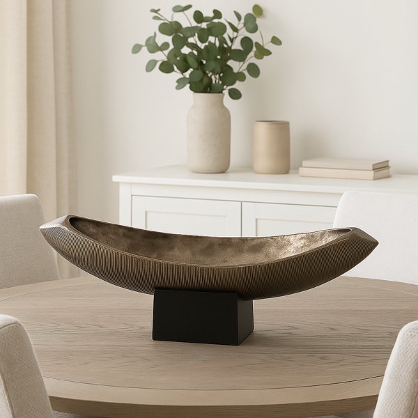 Deontrae Metal Aluminum Decorative Bowl 