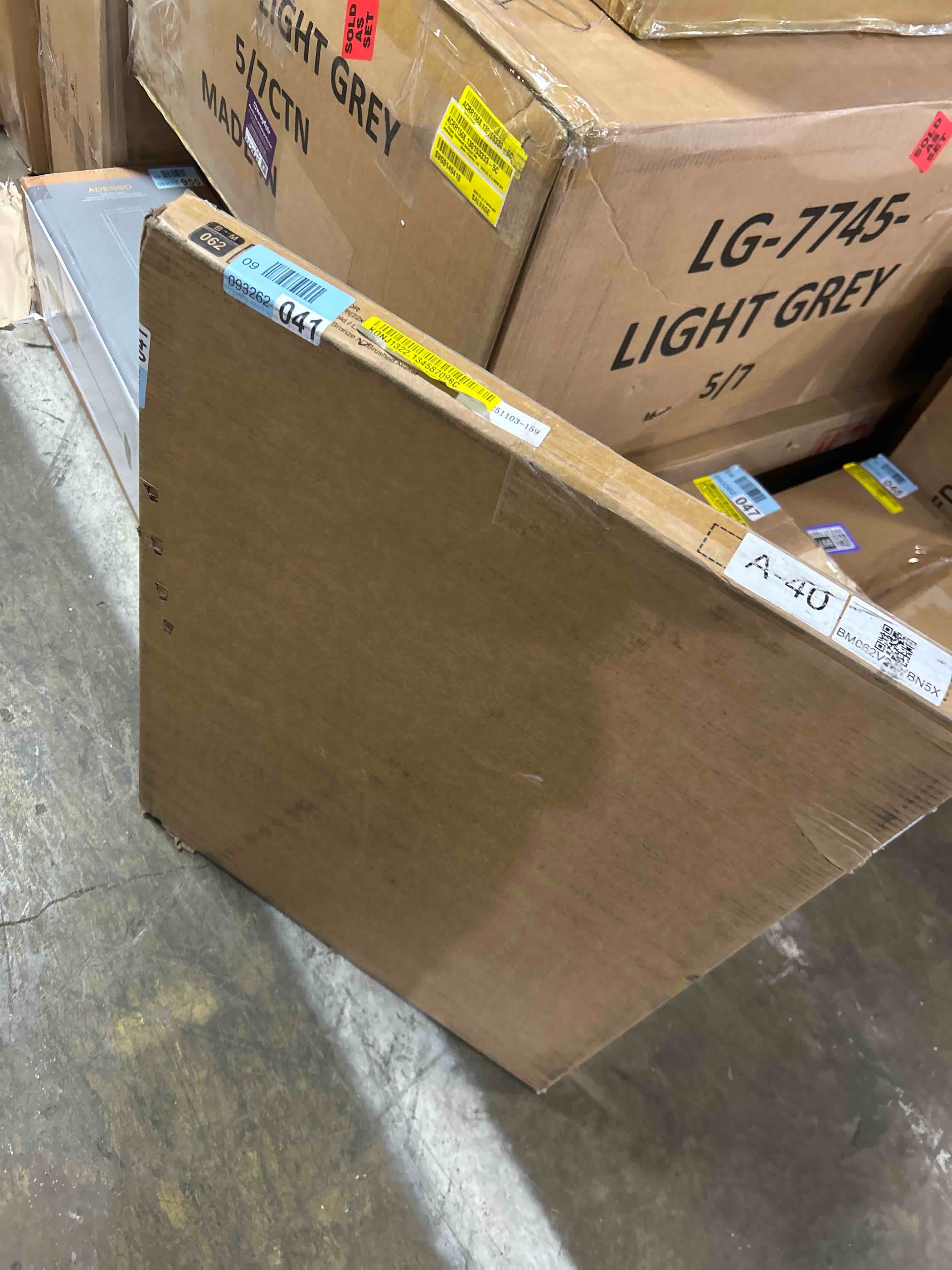 Condition photo showing New/Like New for Areiona Beveled Bathroom Accent Vanity Mirror 30 by 36